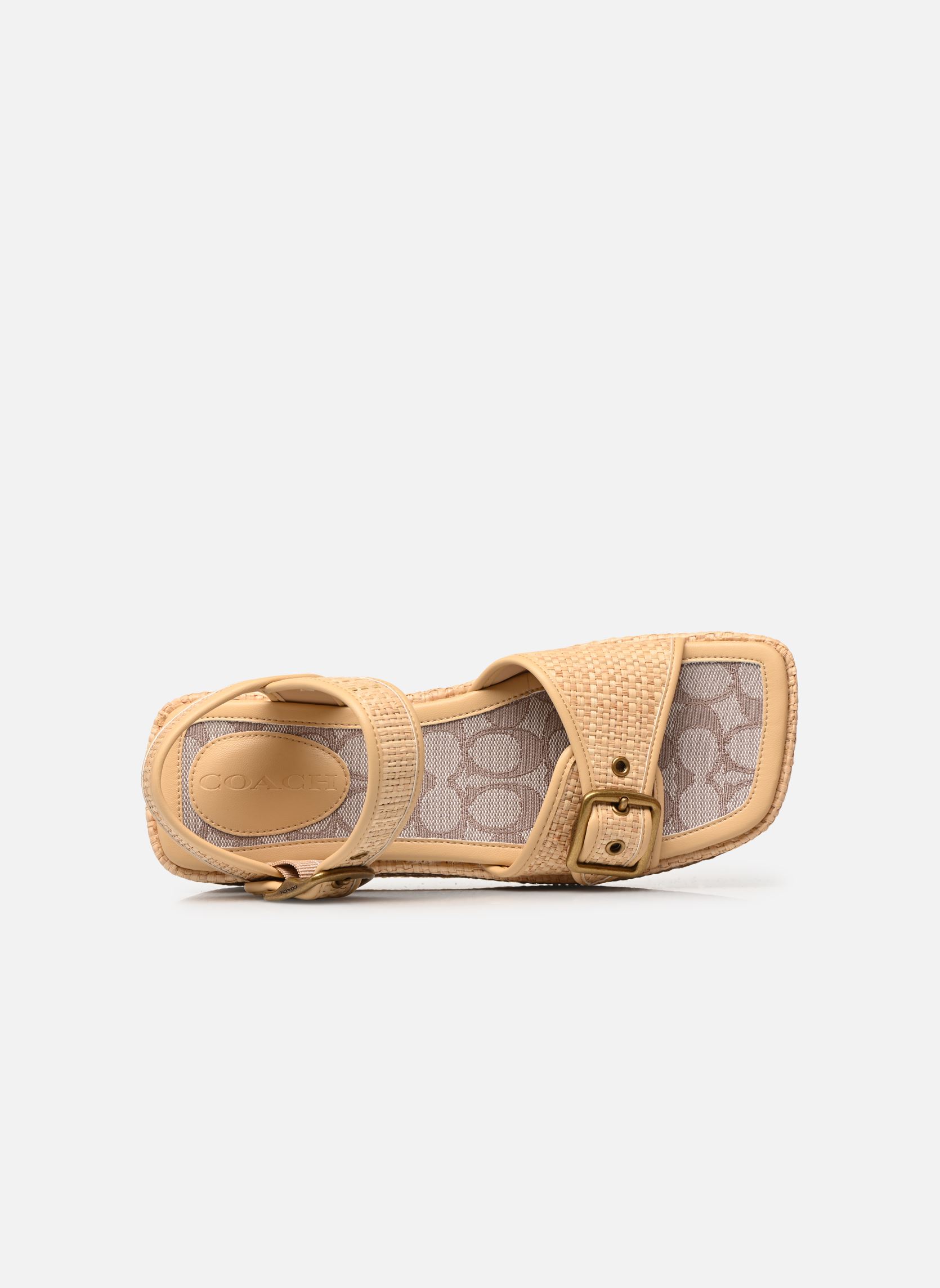 Keil- und Plateau-Espadrilles Naomi Raffia Flatfor damen beige Coach Keil- und Plateau-Espadrilles Naomi Raffia Flatfor damen beige NATURAL