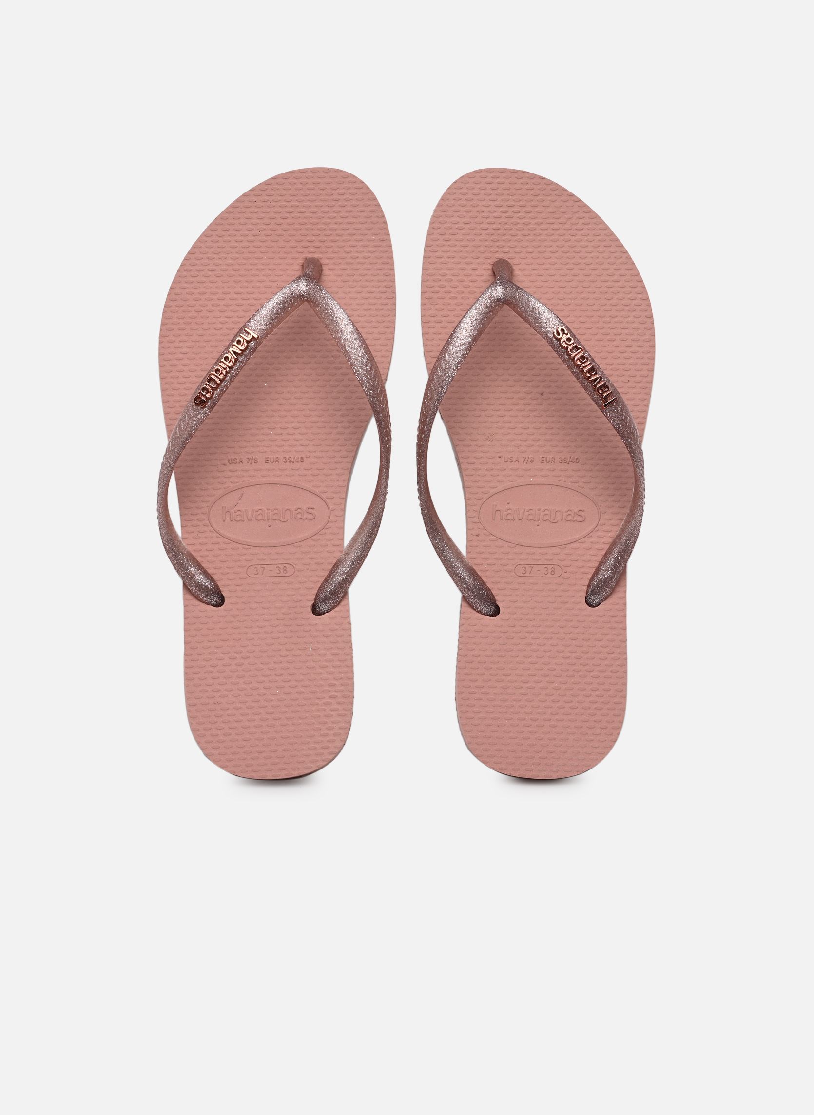 Tongs Havaianas SLIM LOGO METALLIC 35 / - vue 4