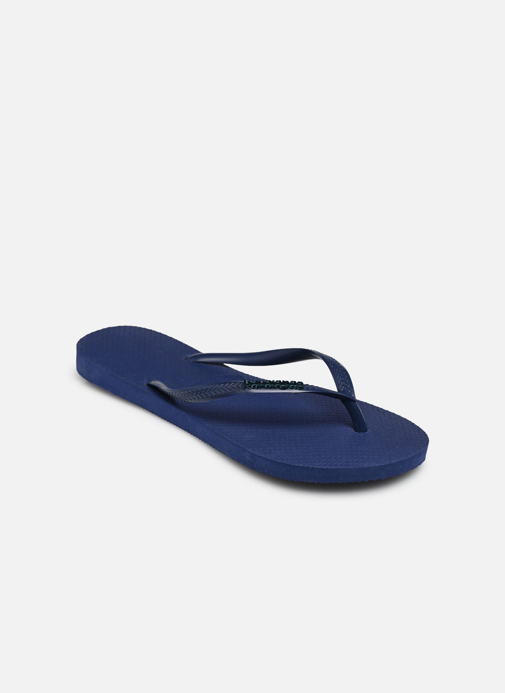 Tongs Hav. Slim Logo Metallic W femme bleu Havaianas Tongs Hav. Slim Logo Metallic W femme bleu NAVY BLUE/NAVY BLUE