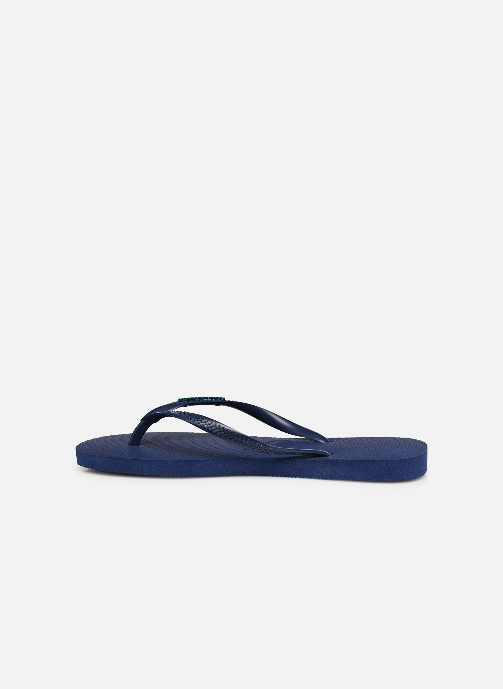 Tongs Hav. Slim Logo Metallic W femme bleu Havaianas Tongs Hav. Slim Logo Metallic W femme bleu NAVY BLUE/NAVY BLUE