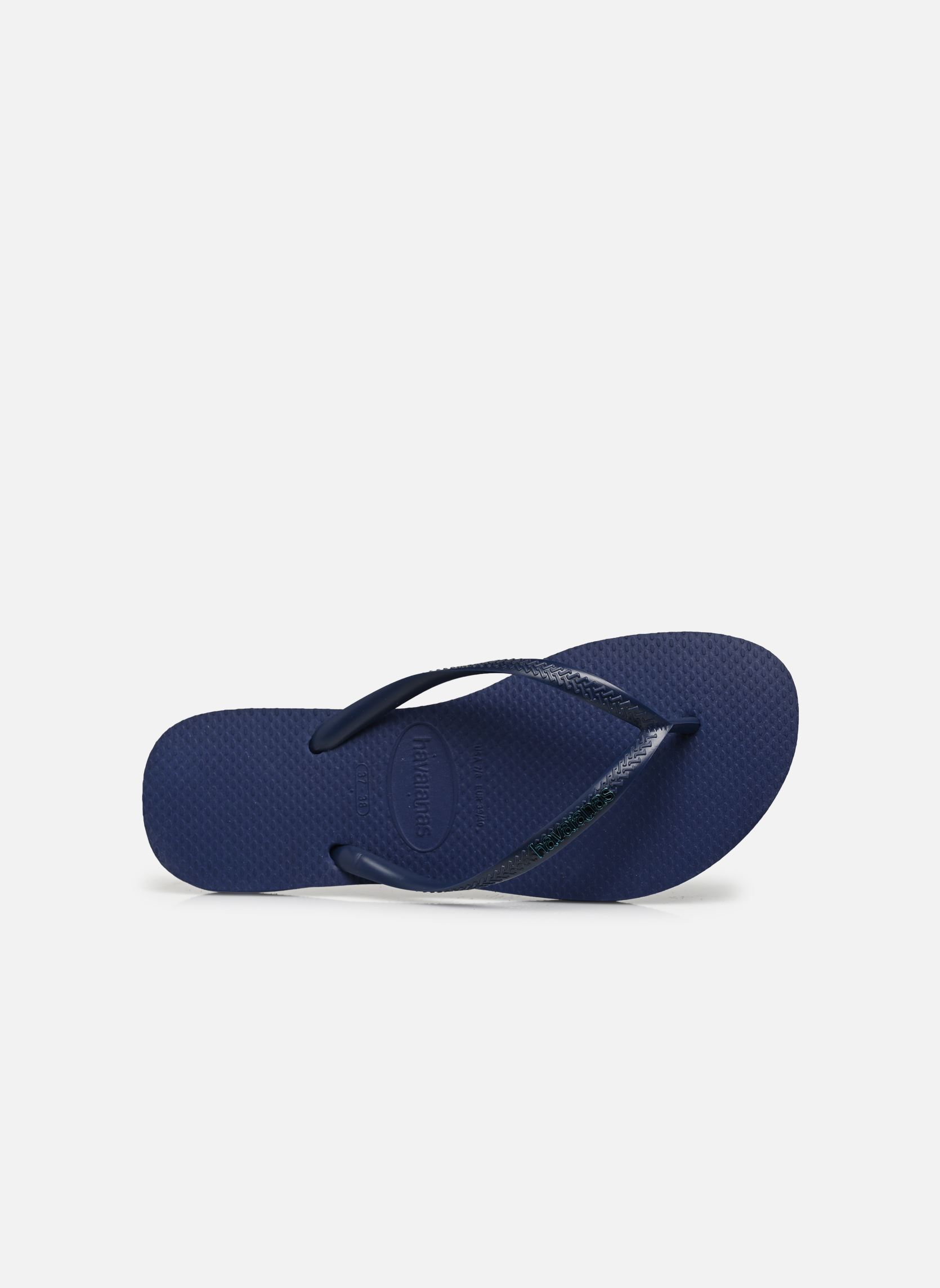 Tongs Hav. Slim Logo Metallic W femme bleu Havaianas Tongs Hav. Slim Logo Metallic W femme bleu NAVY BLUE/NAVY BLUE