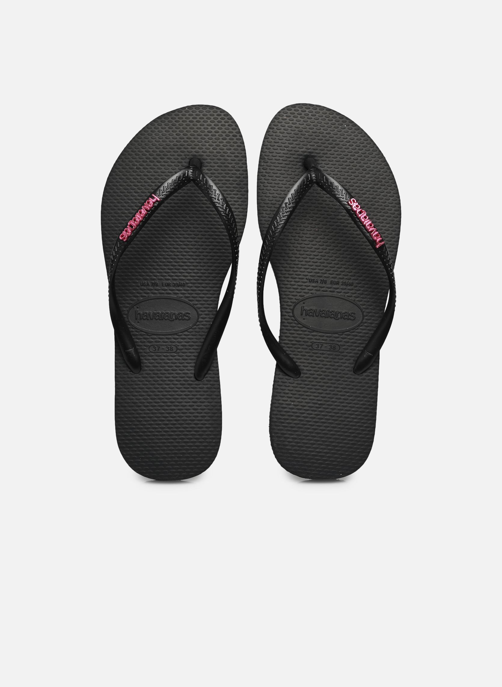 Tongs Havaianas SLIM LOGO METALLIC 35 / - vue 5