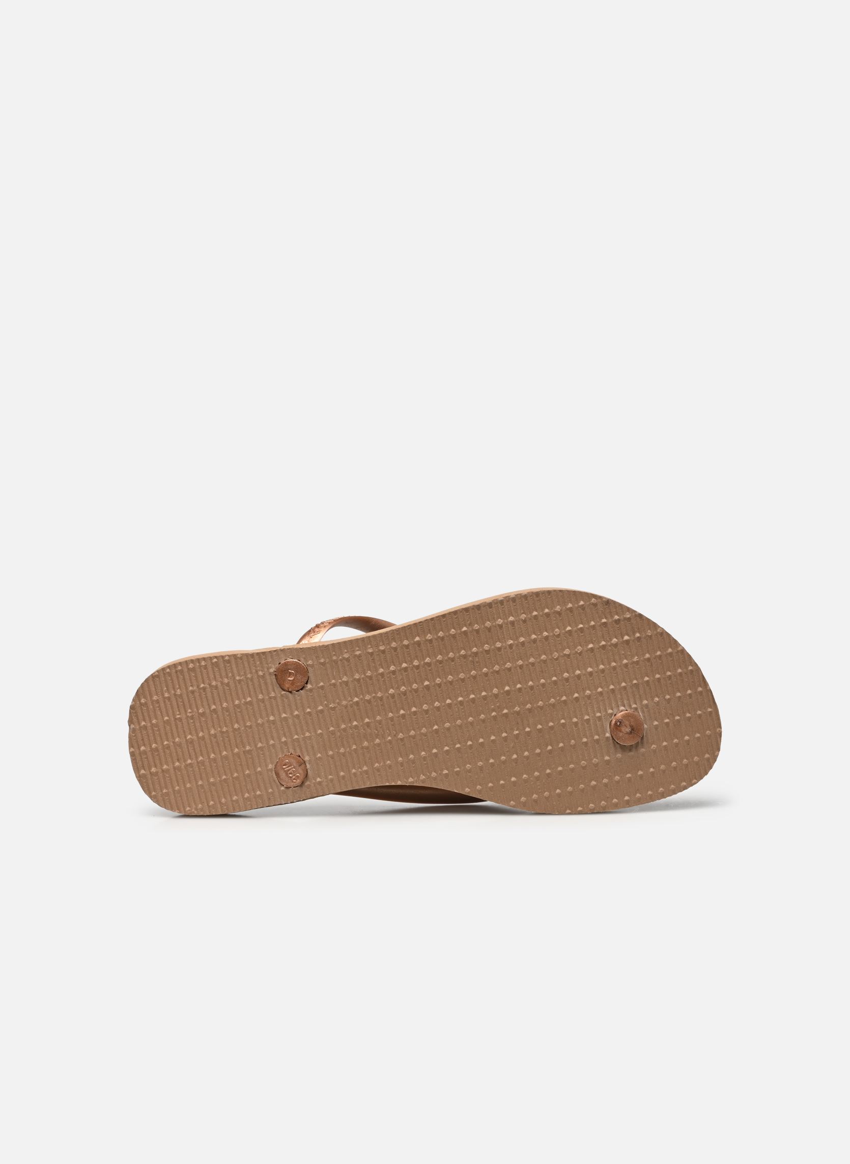 Slippers Hav. Slim Logo Metallic W dames roze Havaianas Slippers Hav. Slim Logo Metallic W dames roze ROSE GOLD