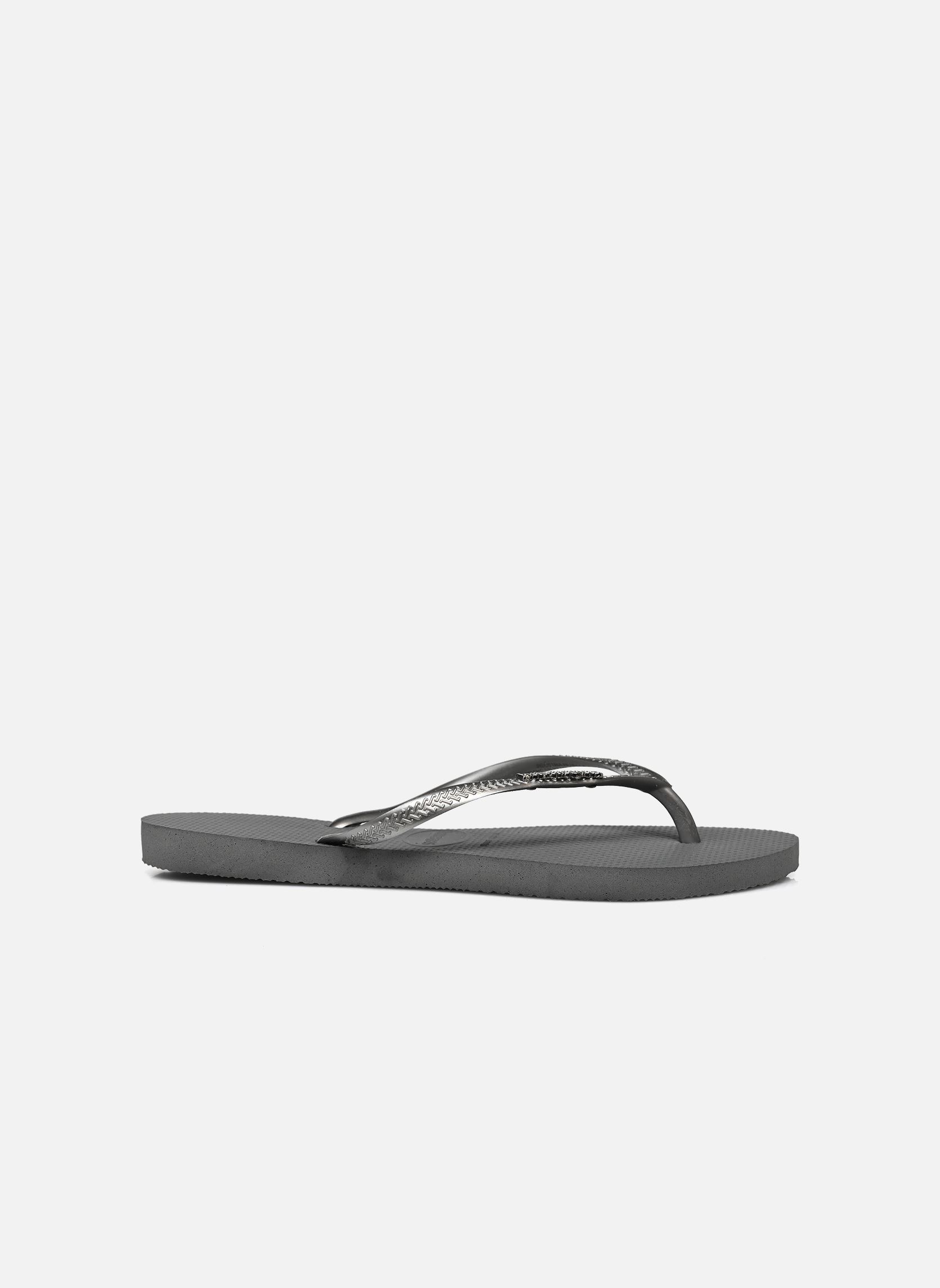 Tongs Hav. Slim Logo Metallic W femme gris Havaianas Tongs Hav. Slim Logo Metallic W femme gris STEEL GREY