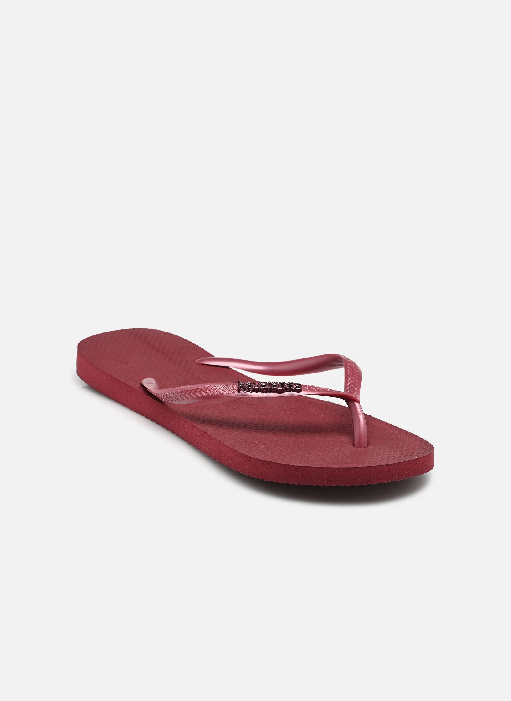 Tongs Hav. Slim Logo Metallic W femme bordeaux Havaianas Tongs Hav. Slim Logo Metallic W femme bordeaux AMARANTH