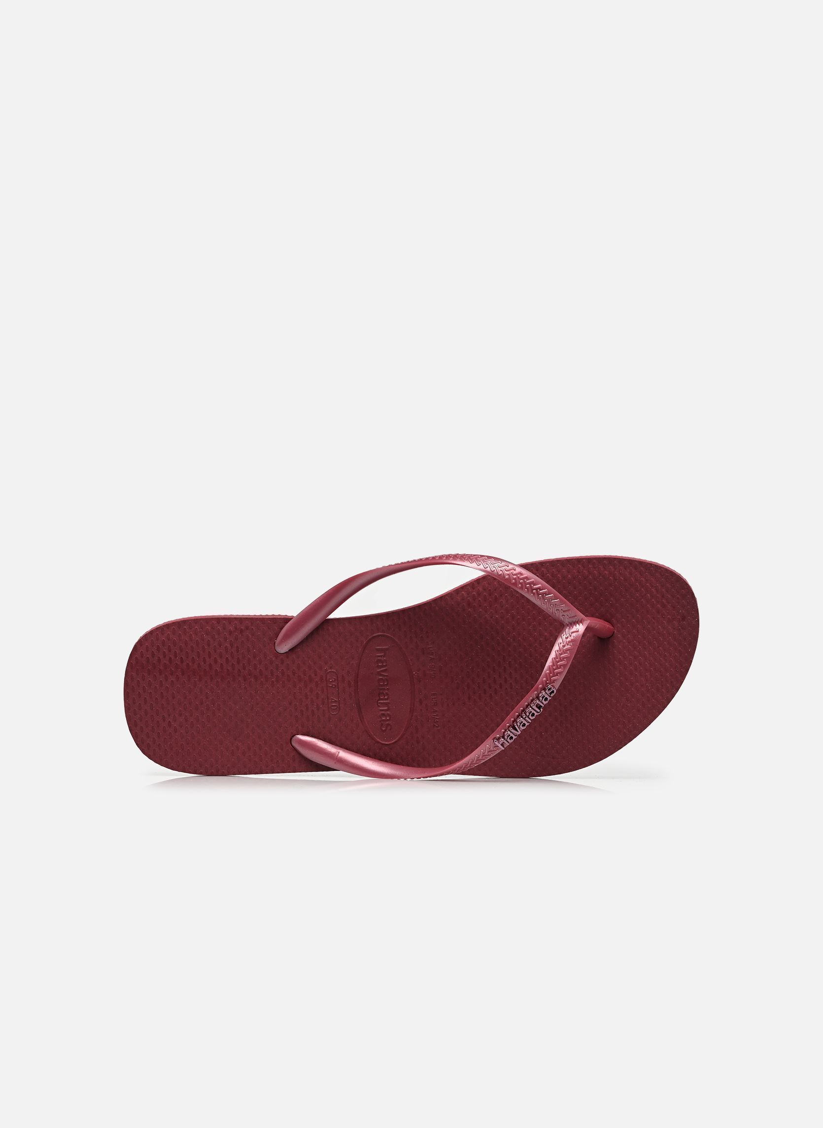 Tongs Hav. Slim Logo Metallic W femme bordeaux Havaianas Tongs Hav. Slim Logo Metallic W femme bordeaux AMARANTH