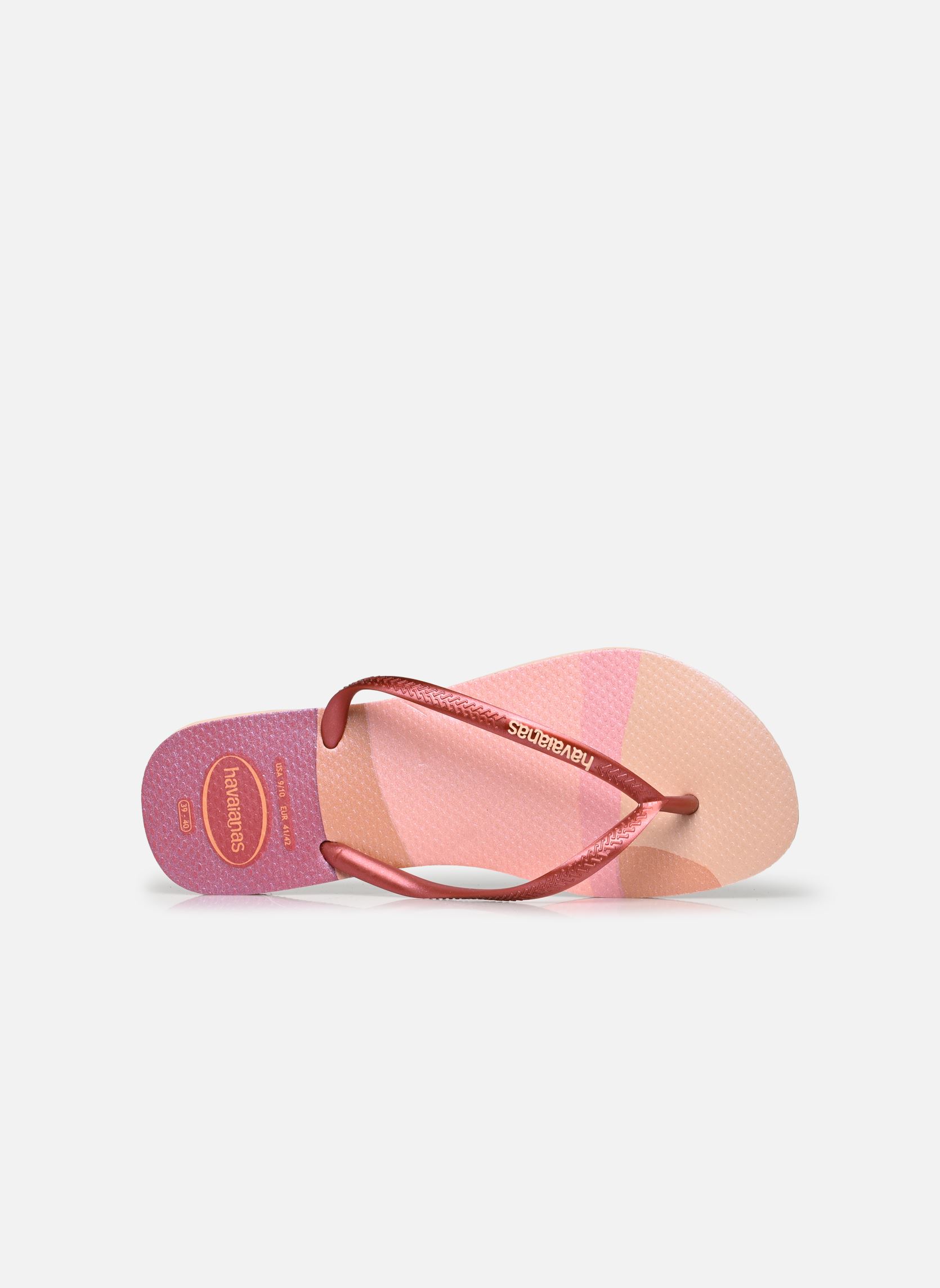 Tongs Slim Palette Glow W femme rose Havaianas Tongs Slim Palette Glow W femme rose BALLET ROSE