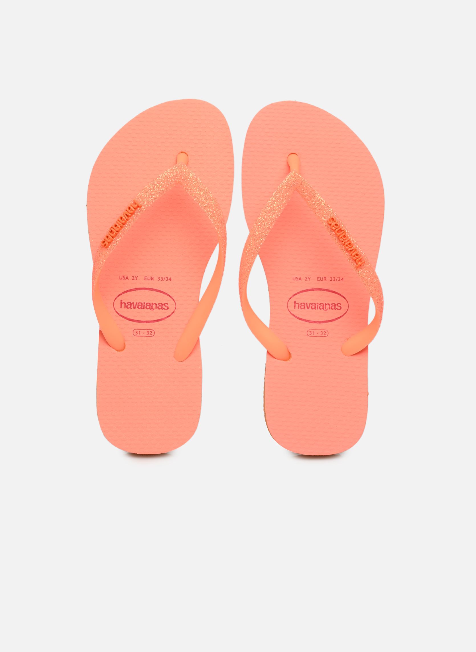Tongs Havaianas Kids Slim Glitter Neon pour Enfant