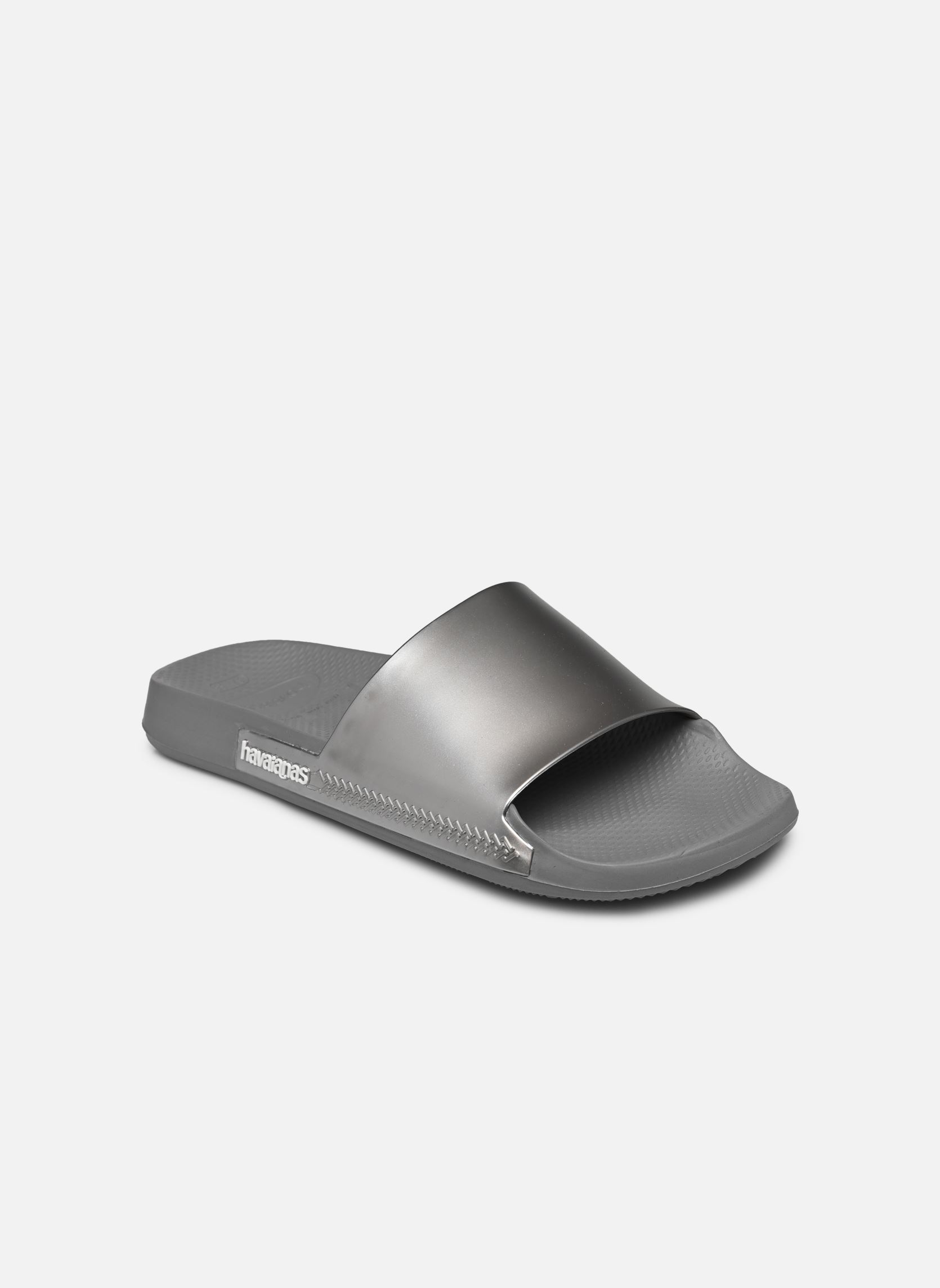 Flip-Flops und Badeschlappen Kids Slide Classic Metallic silber Havaianas Flip-Flops und Badeschlappen Kids Slide Classic Metallic silber STEEL GREY