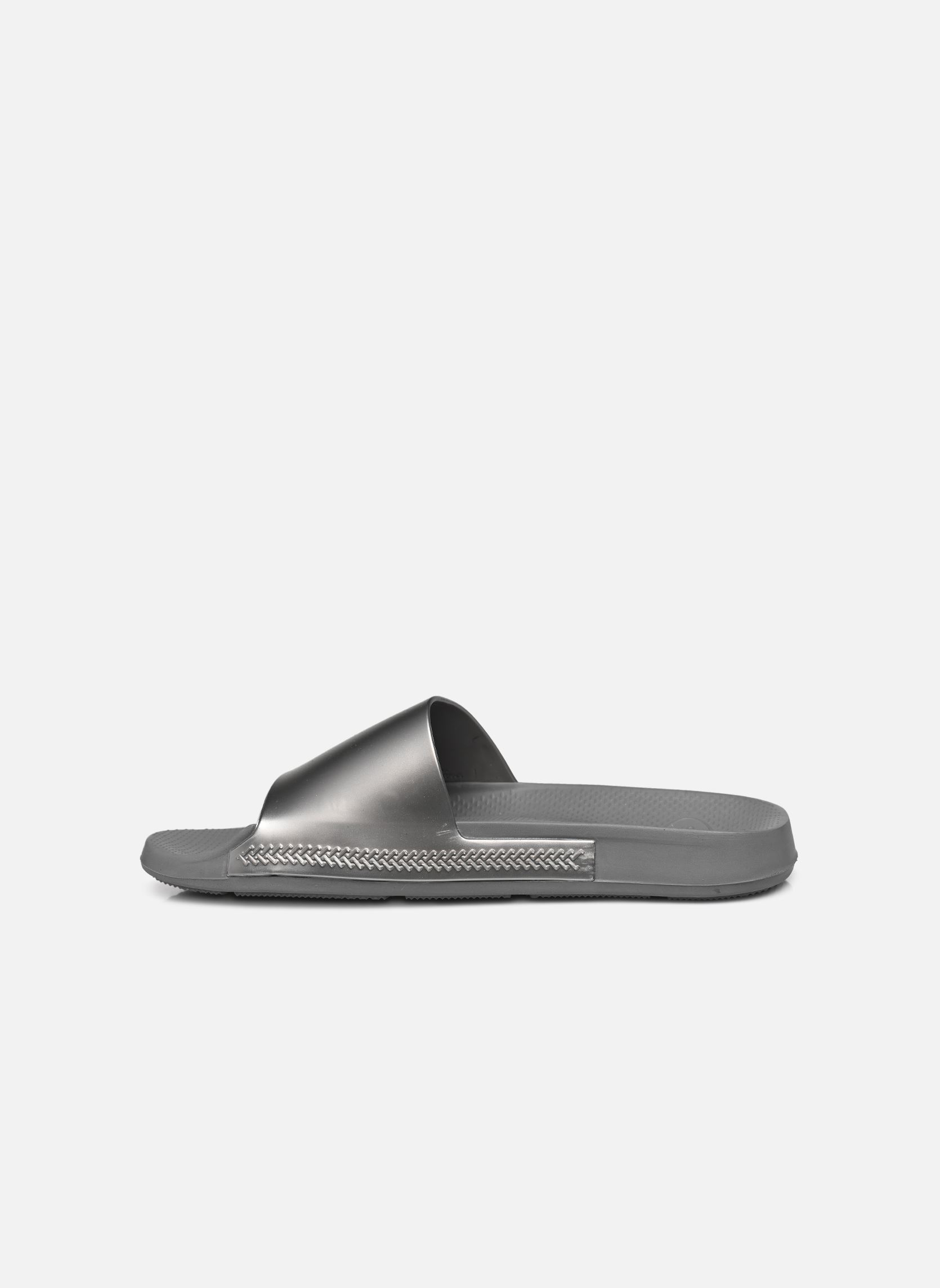 Flip-Flops und Badeschlappen Kids Slide Classic Metallic silber Havaianas Flip-Flops und Badeschlappen Kids Slide Classic Metallic silber STEEL GREY