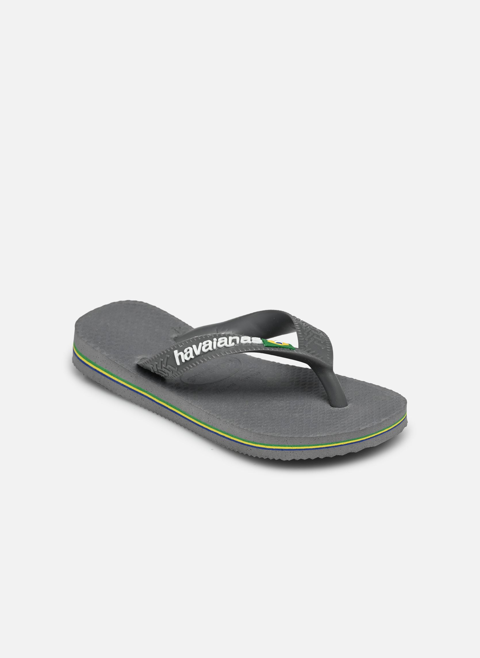Flip-Flops Kids Brasil Logo grau Havaianas Flip-Flops Kids Brasil Logo grau STEEL GREY/STEEL GREY