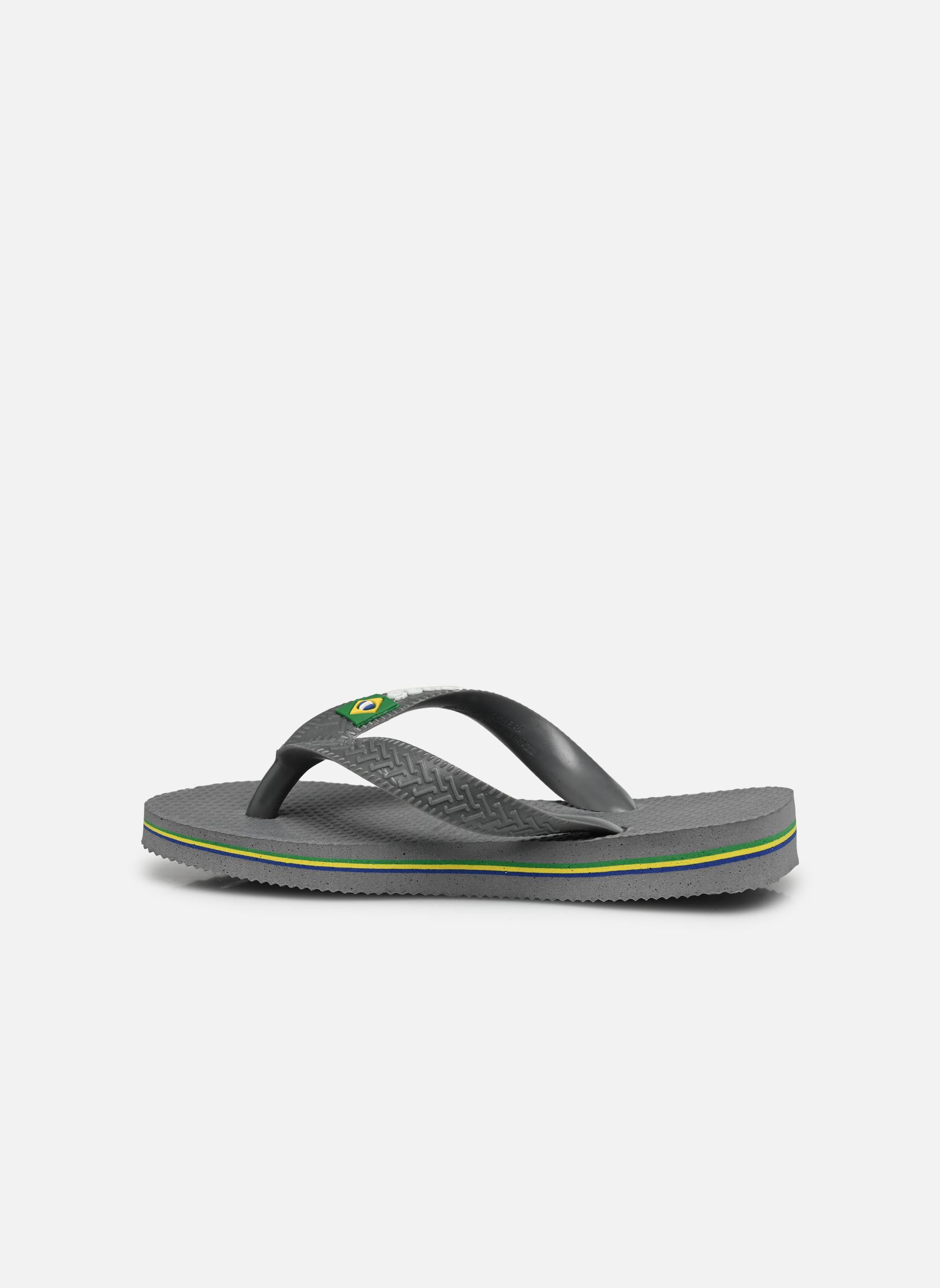 Flip-Flops Kids Brasil Logo grau Havaianas Flip-Flops Kids Brasil Logo grau STEEL GREY/STEEL GREY