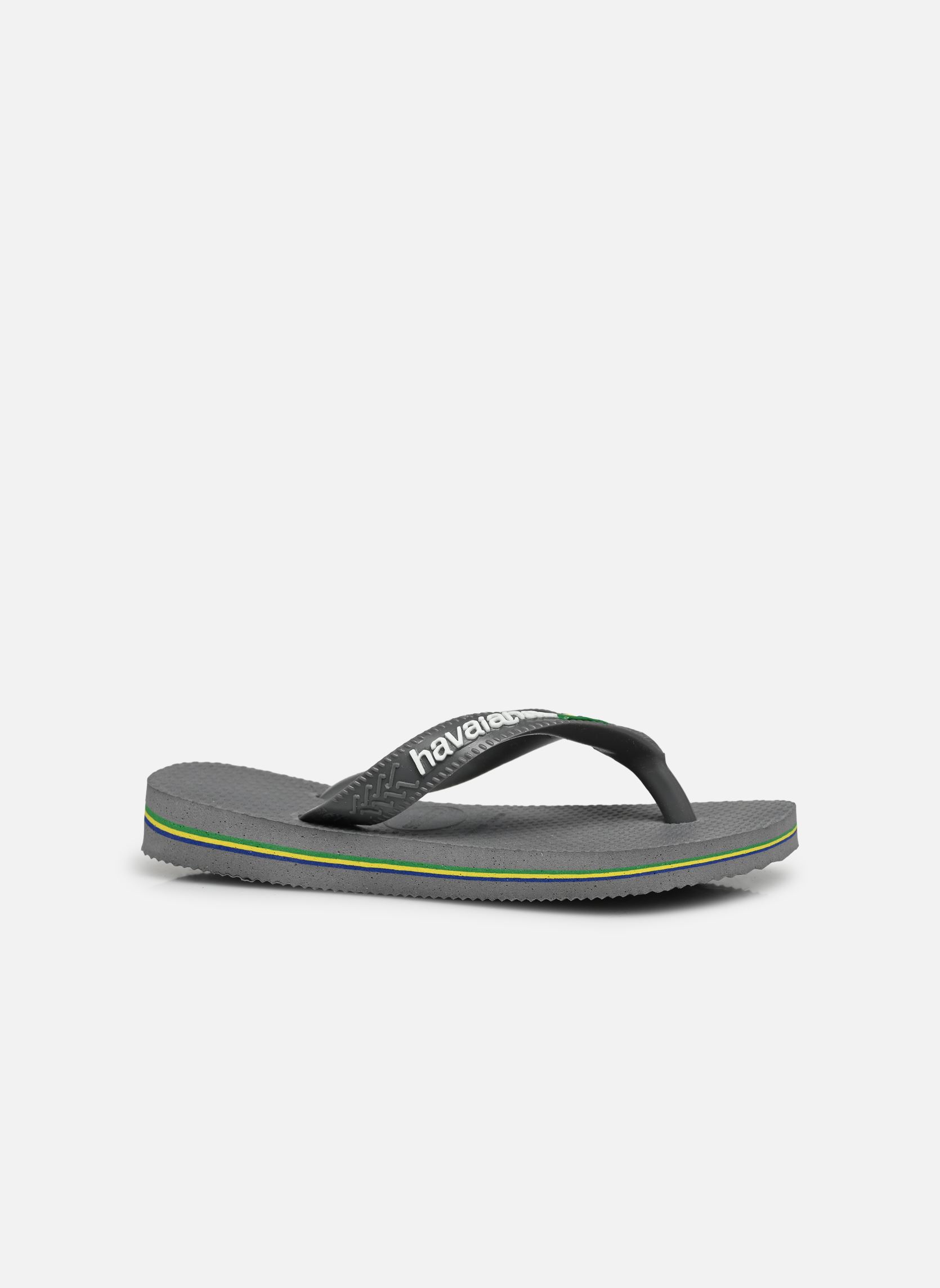 Flip-Flops Kids Brasil Logo grau Havaianas Flip-Flops Kids Brasil Logo grau STEEL GREY/STEEL GREY