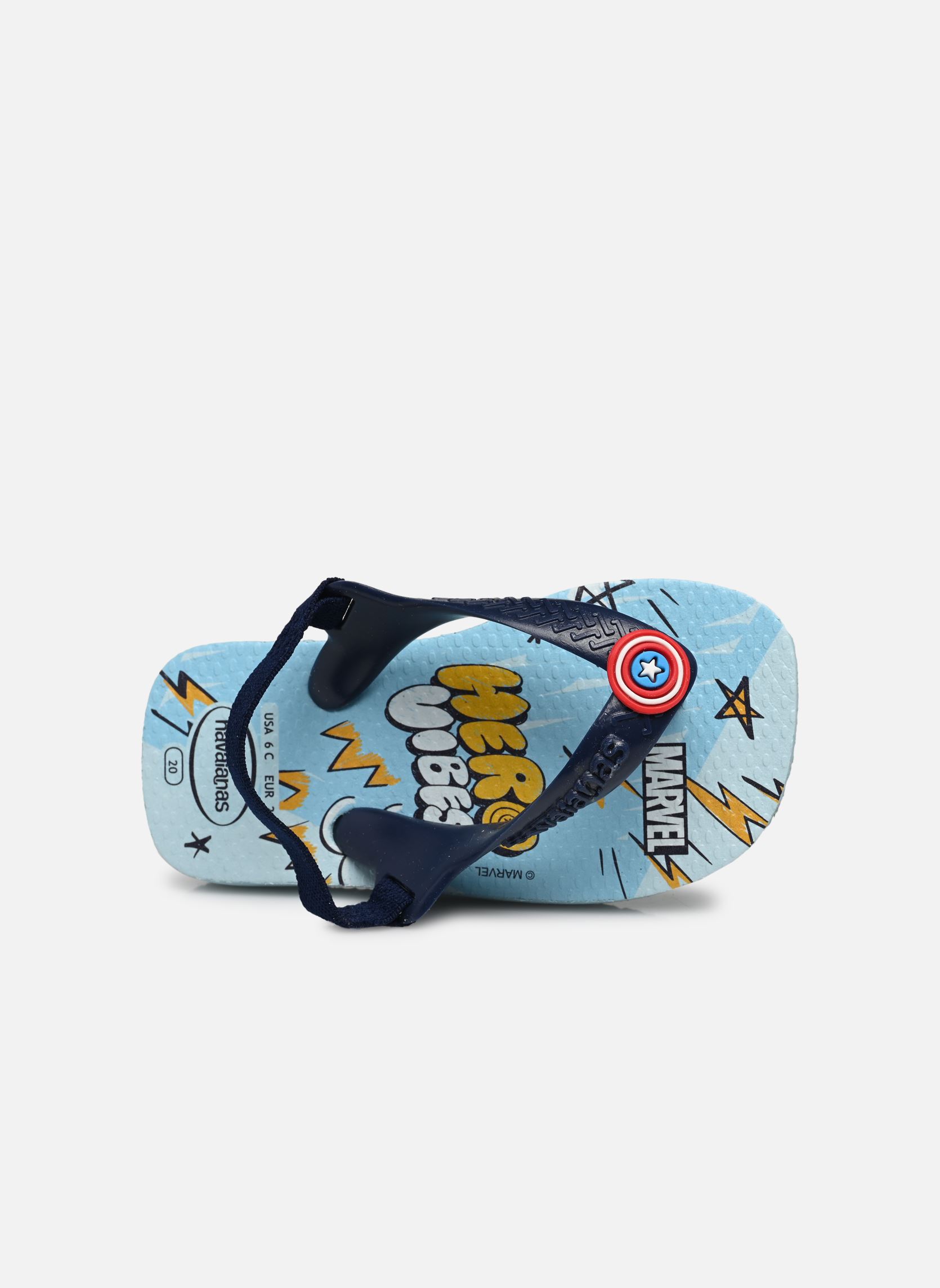 Tongs Kids Baby Marvel bleu Havaianas Tongs Kids Baby Marvel bleu Blue Water