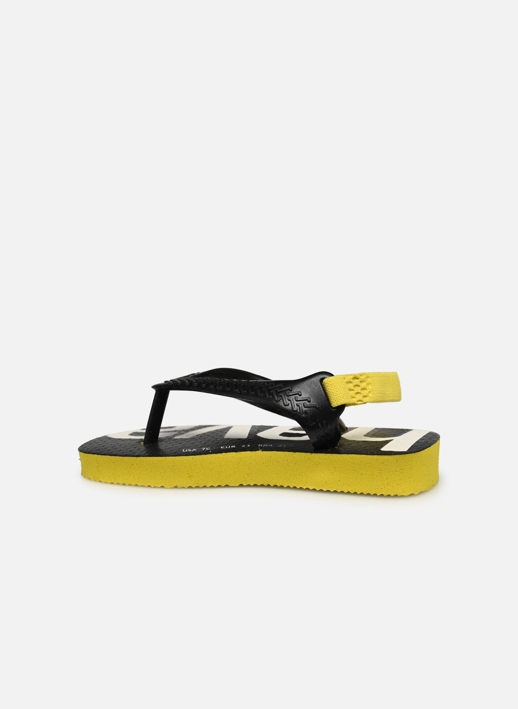 Tongs Kids Baby Logomania jaune Havaianas Tongs Kids Baby Logomania jaune Citrus Yellow