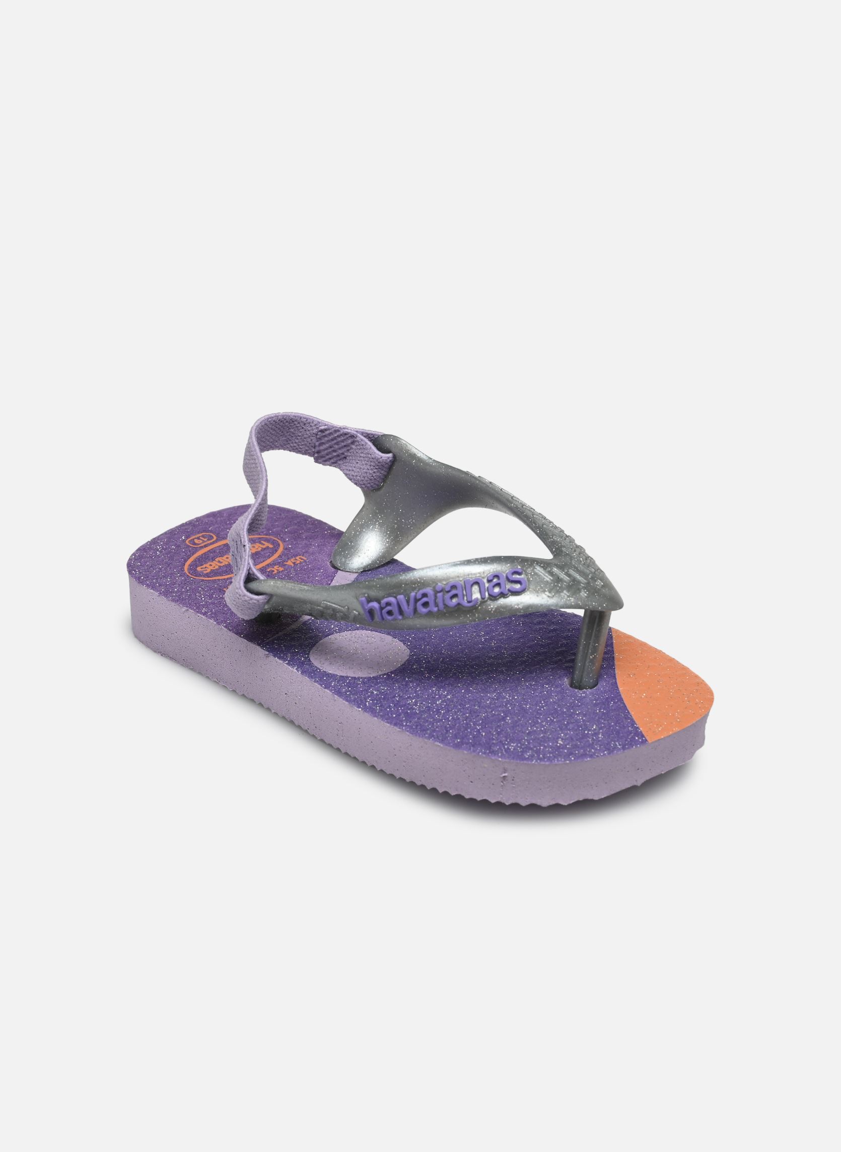 Tongs Kids Baby Palette Glow fille violet Havaianas Tongs Kids Baby Palette Glow fille violet Quiet Lilac