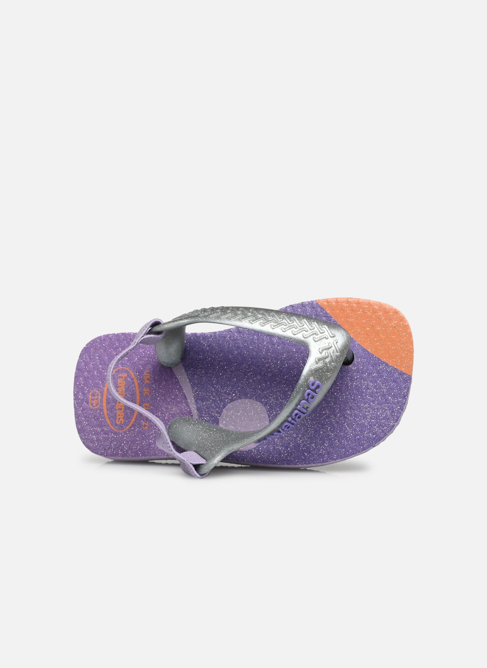 Tongs Kids Baby Palette Glow fille violet Havaianas Tongs Kids Baby Palette Glow fille violet Quiet Lilac