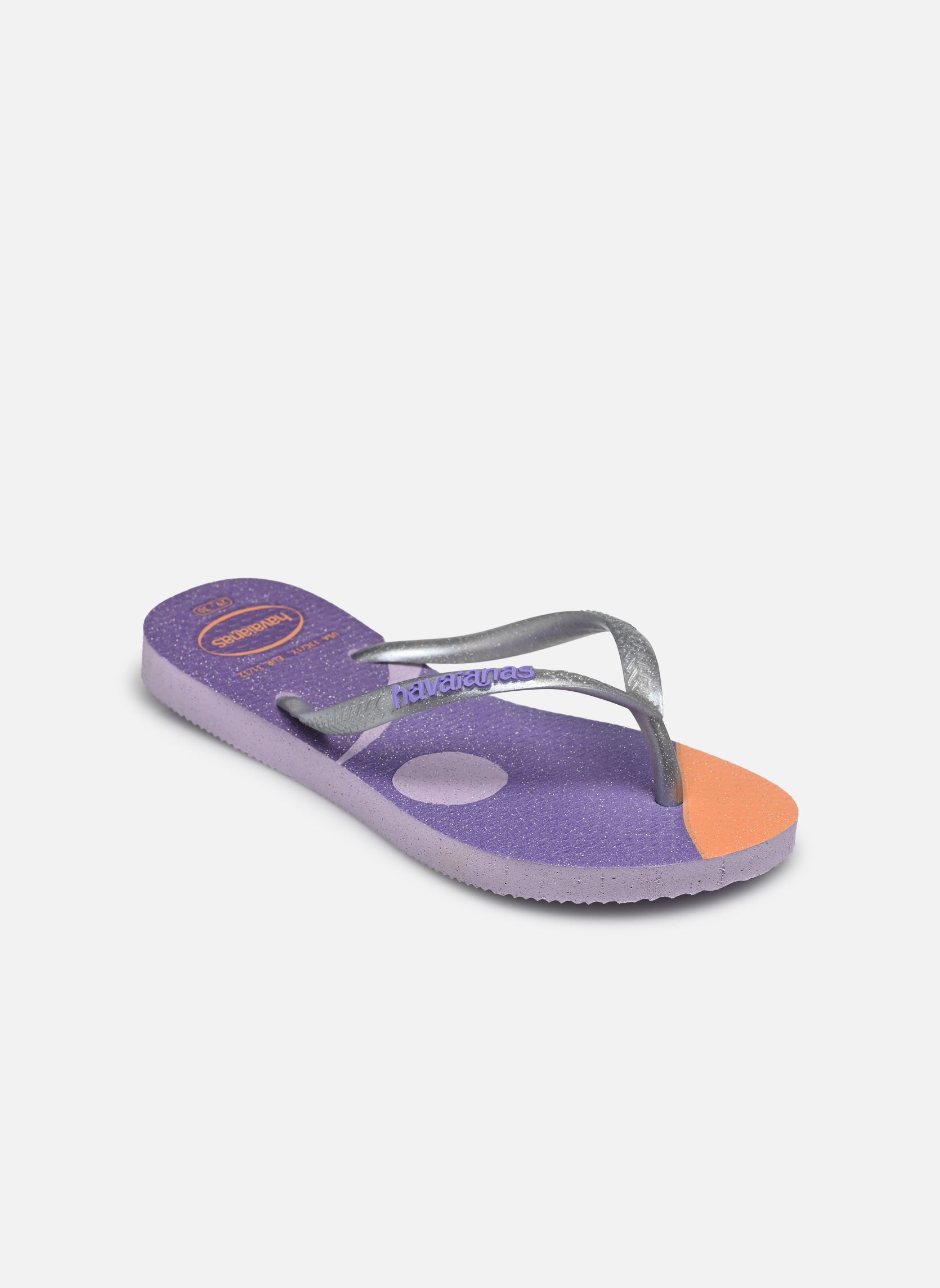 Tongs Kids Slim Palette Glow fille violet Havaianas Tongs Kids Slim Palette Glow fille violet Quiet Lilac