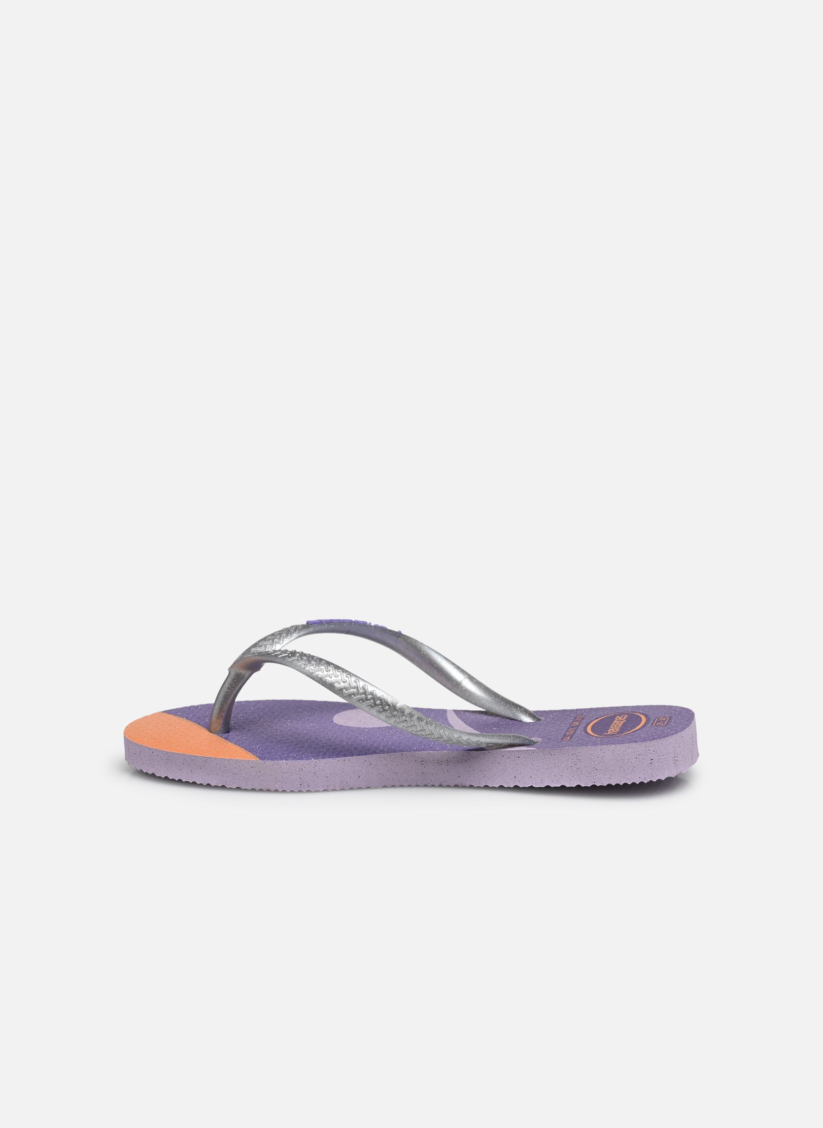 Tongs Kids Slim Palette Glow fille violet Havaianas Tongs Kids Slim Palette Glow fille violet Quiet Lilac