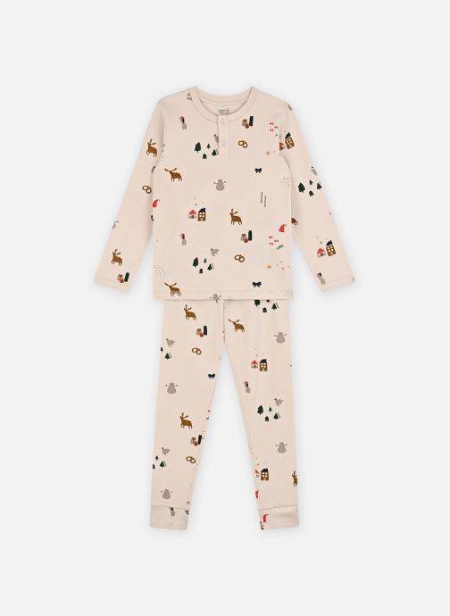Liewood Pyjama sets Wilhelm printed pyjamas set beige