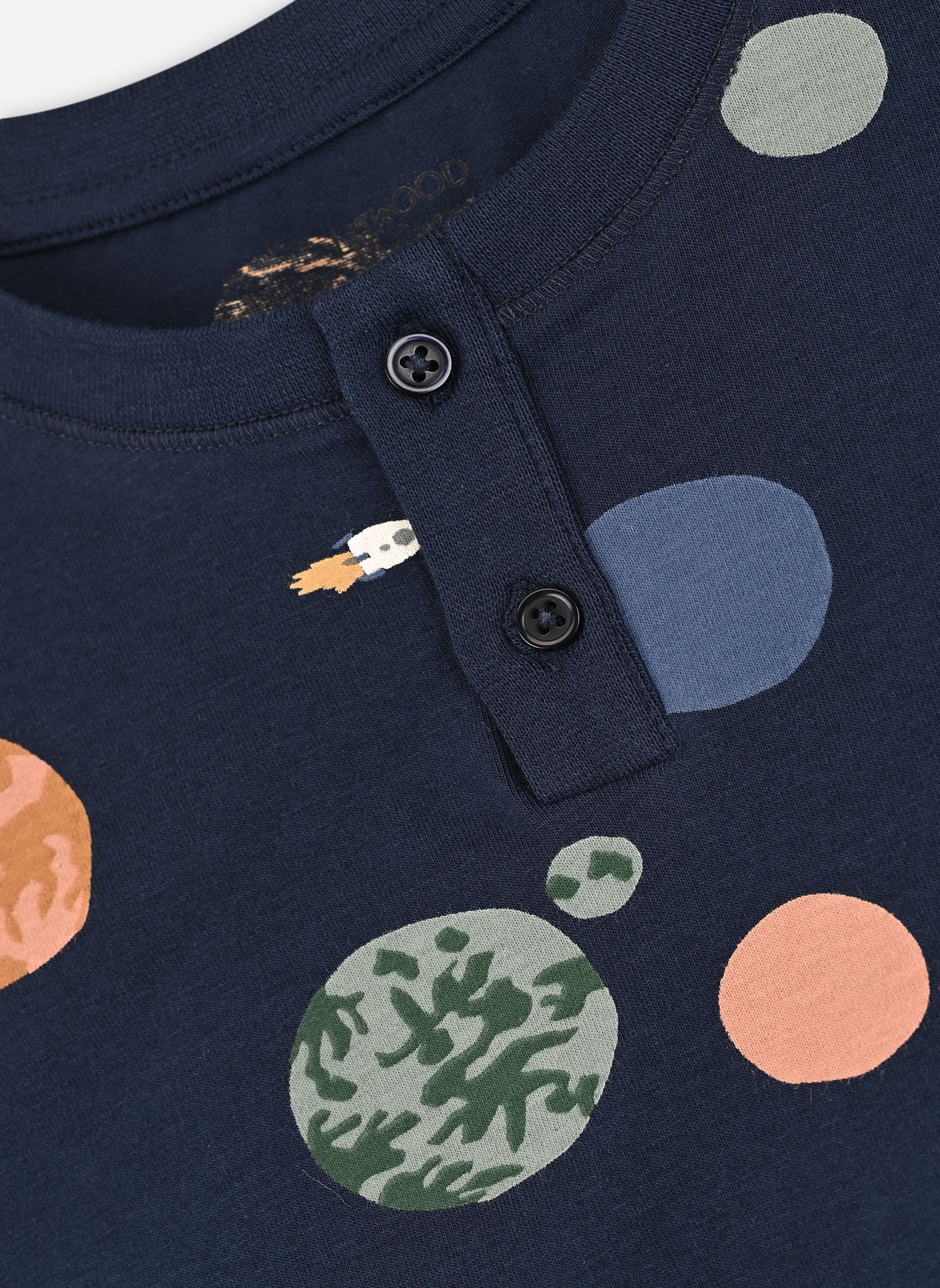 Ensembles de pyjamas Wilhelm printed pyjamas set bleu Liewood Ensembles de pyjamas Wilhelm printed pyjamas set bleu UNIVERSE / CLASSIC NAVY