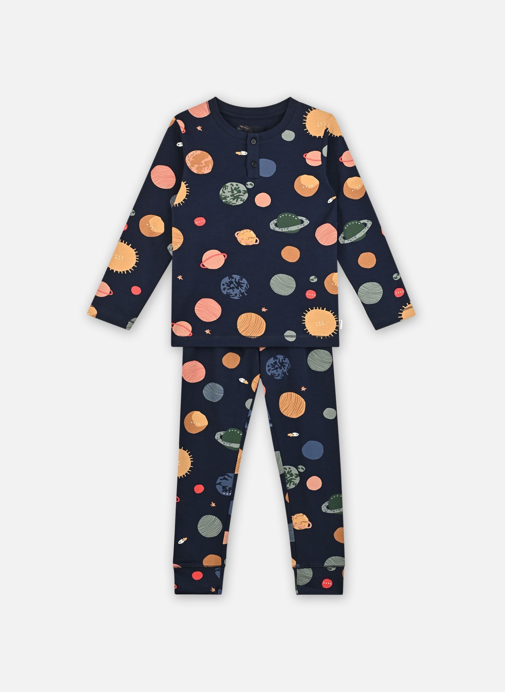 Ensembles de pyjamas Wilhelm printed pyjamas set bleu Liewood Ensembles de pyjamas Wilhelm printed pyjamas set bleu UNIVERSE / CLASSIC NAVY