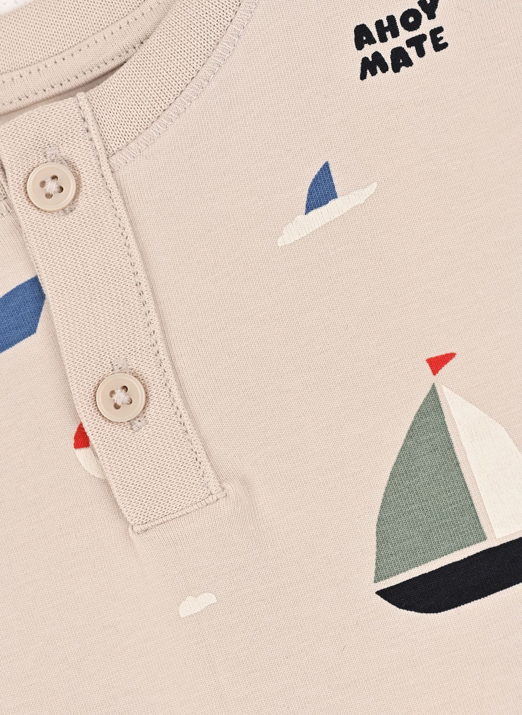 Ensembles de pyjamas Wilhelm printed pyjamas set blanc Liewood Ensembles de pyjamas Wilhelm printed pyjamas set blanc Sailing / Sandy