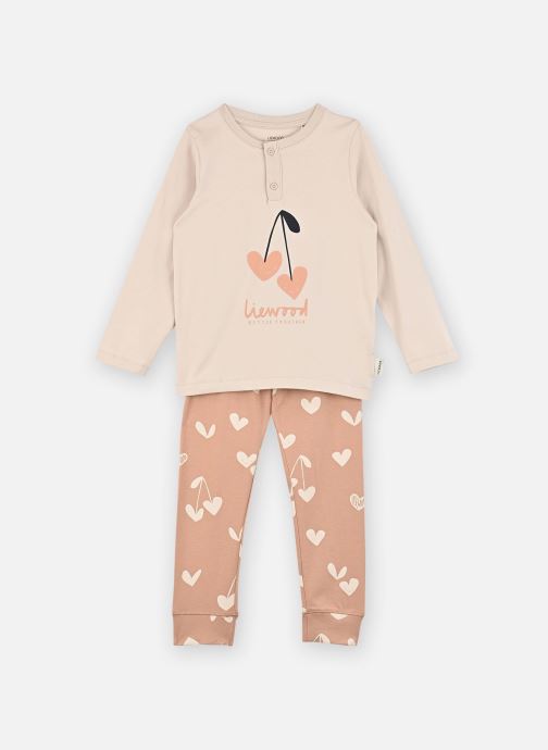 Liewood Pyjama sets Wilhelm printed pyjamas set roze