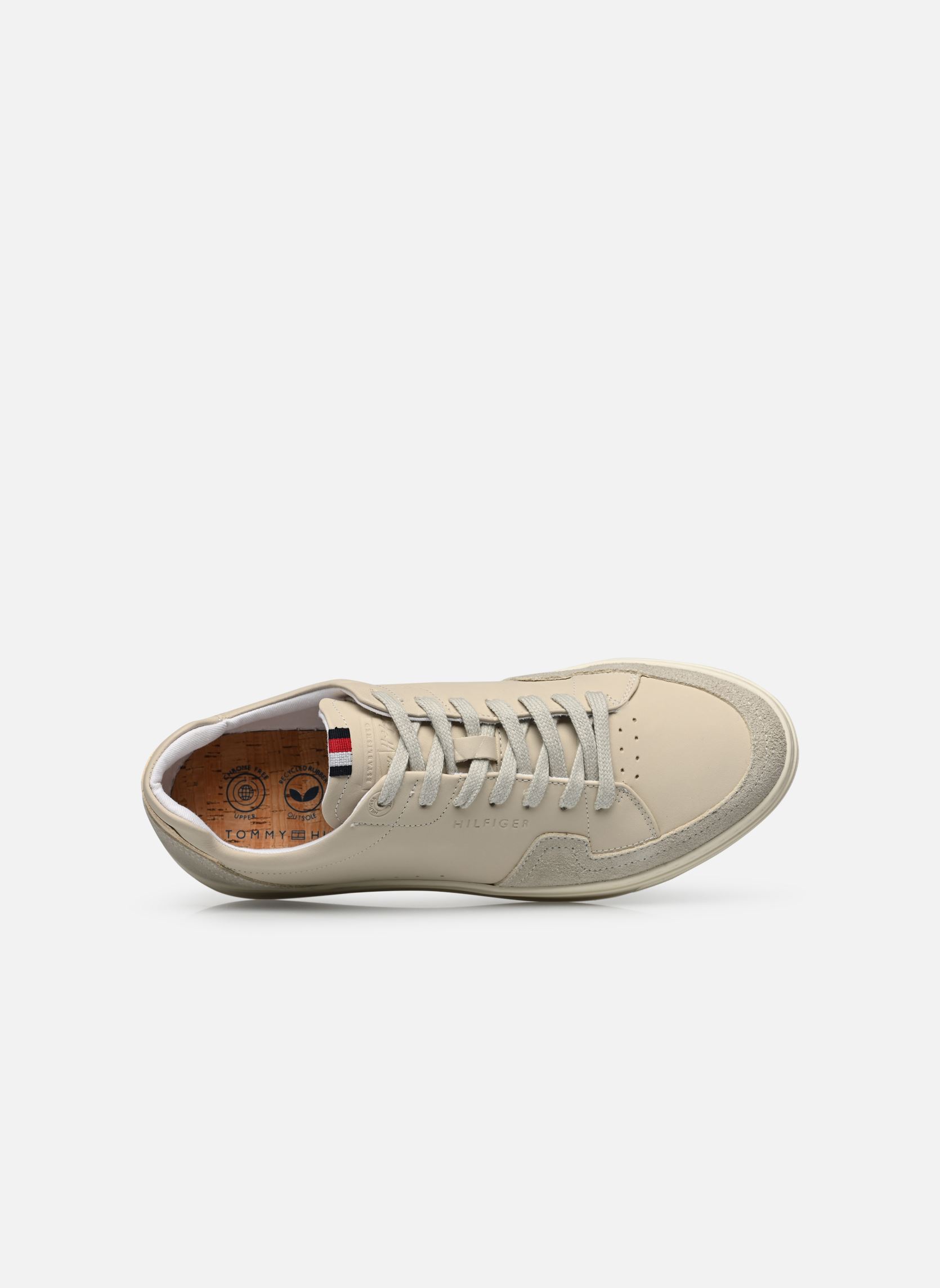 Niedrige Sneaker PREMIUM CUPSOLE SUSTAINABLE LEA herren weiß Tommy Hilfiger Niedrige Sneaker PREMIUM CUPSOLE SUSTAINABLE LEA herren weiß IVORY