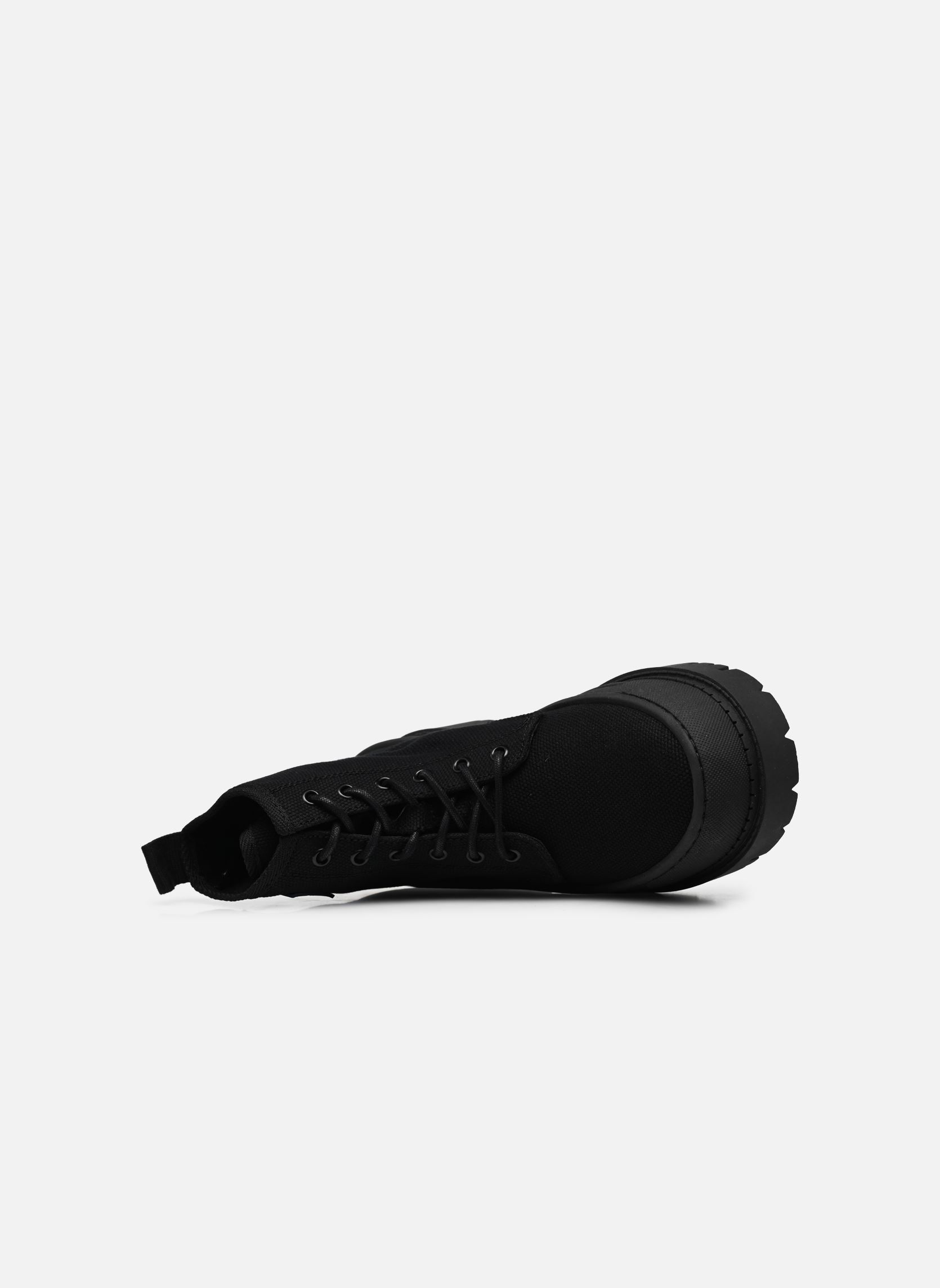 Bottines à lacets TOMMY JEANS FOXING BOOT femme noir Tommy Hilfiger Bottines à lacets TOMMY JEANS FOXING BOOT femme noir BLACK