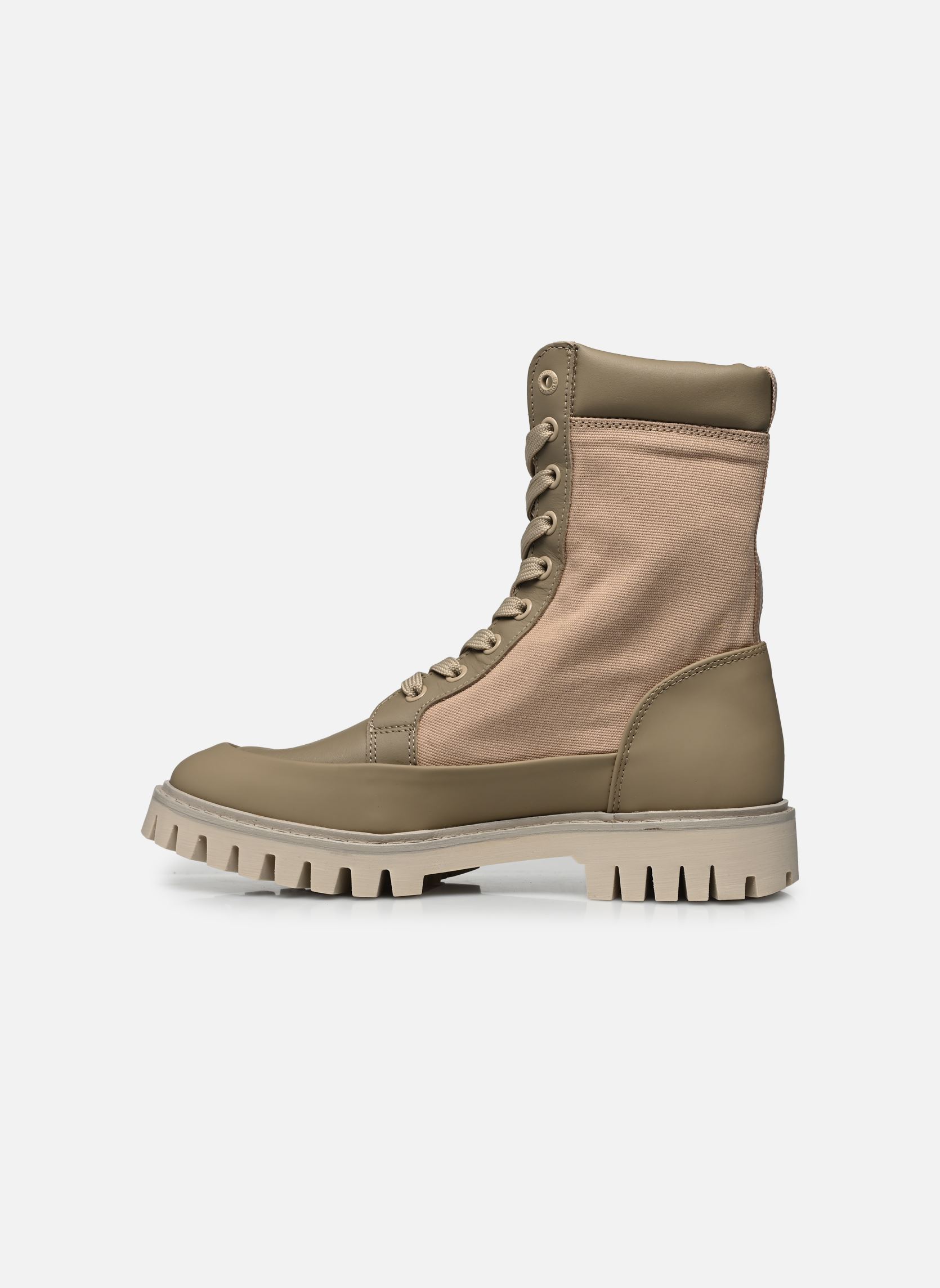 Bottines à lacets TH CASUAL LACE UP BOOT femme beige Tommy Hilfiger Bottines à lacets TH CASUAL LACE UP BOOT femme beige BEIGE