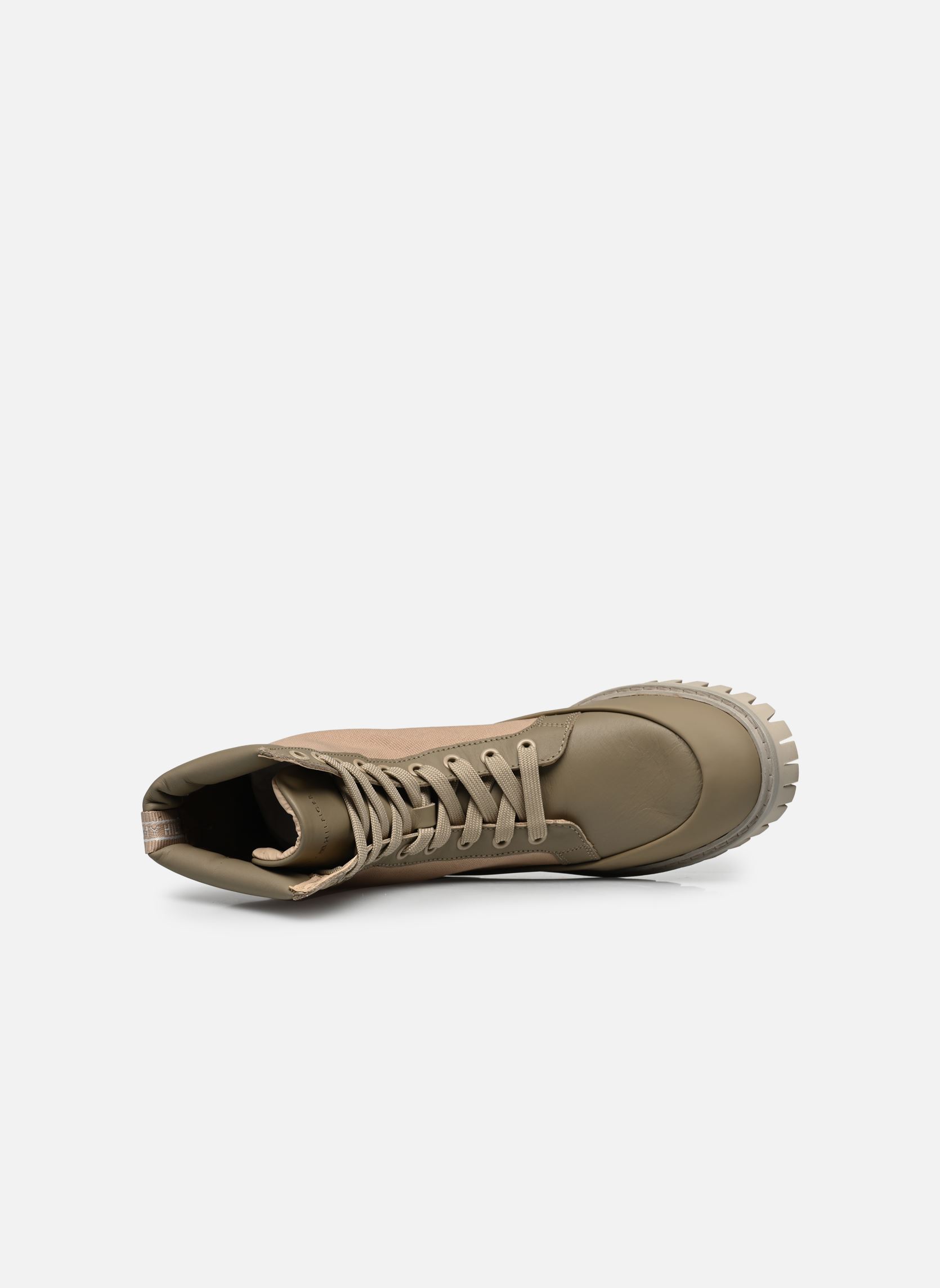 Bottines à lacets TH CASUAL LACE UP BOOT femme beige Tommy Hilfiger Bottines à lacets TH CASUAL LACE UP BOOT femme beige BEIGE