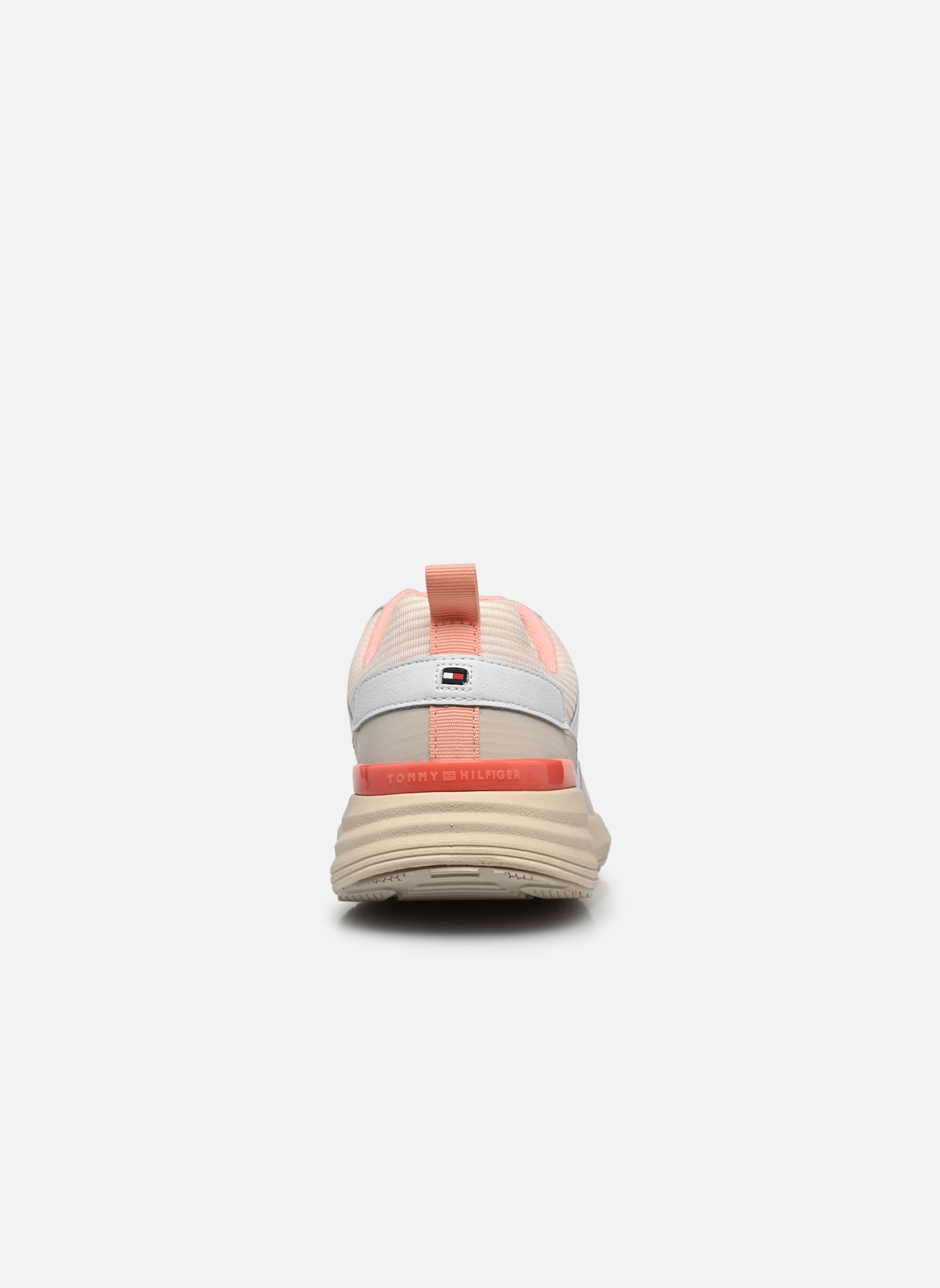 Baskets basses FEMININE MATERIAL MIX RUNNER femme blanc Tommy Hilfiger Baskets basses FEMININE MATERIAL MIX RUNNER femme blanc FEATHER WHITE