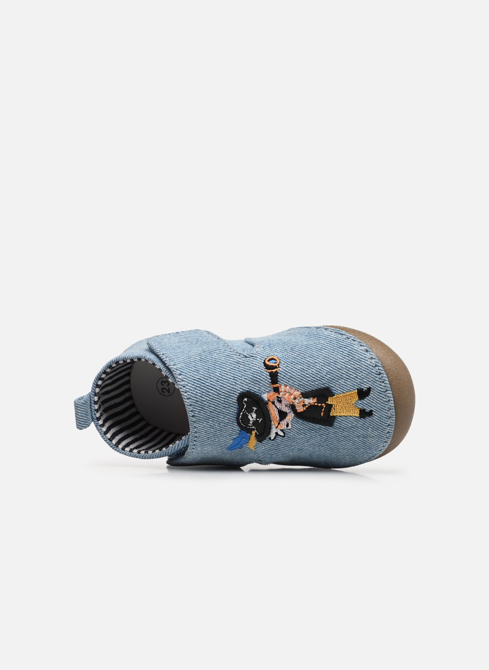 Pantoffels BG - Chausson VB denim blauw Vertbaudet Pantoffels BG - Chausson VB denim blauw BLEU