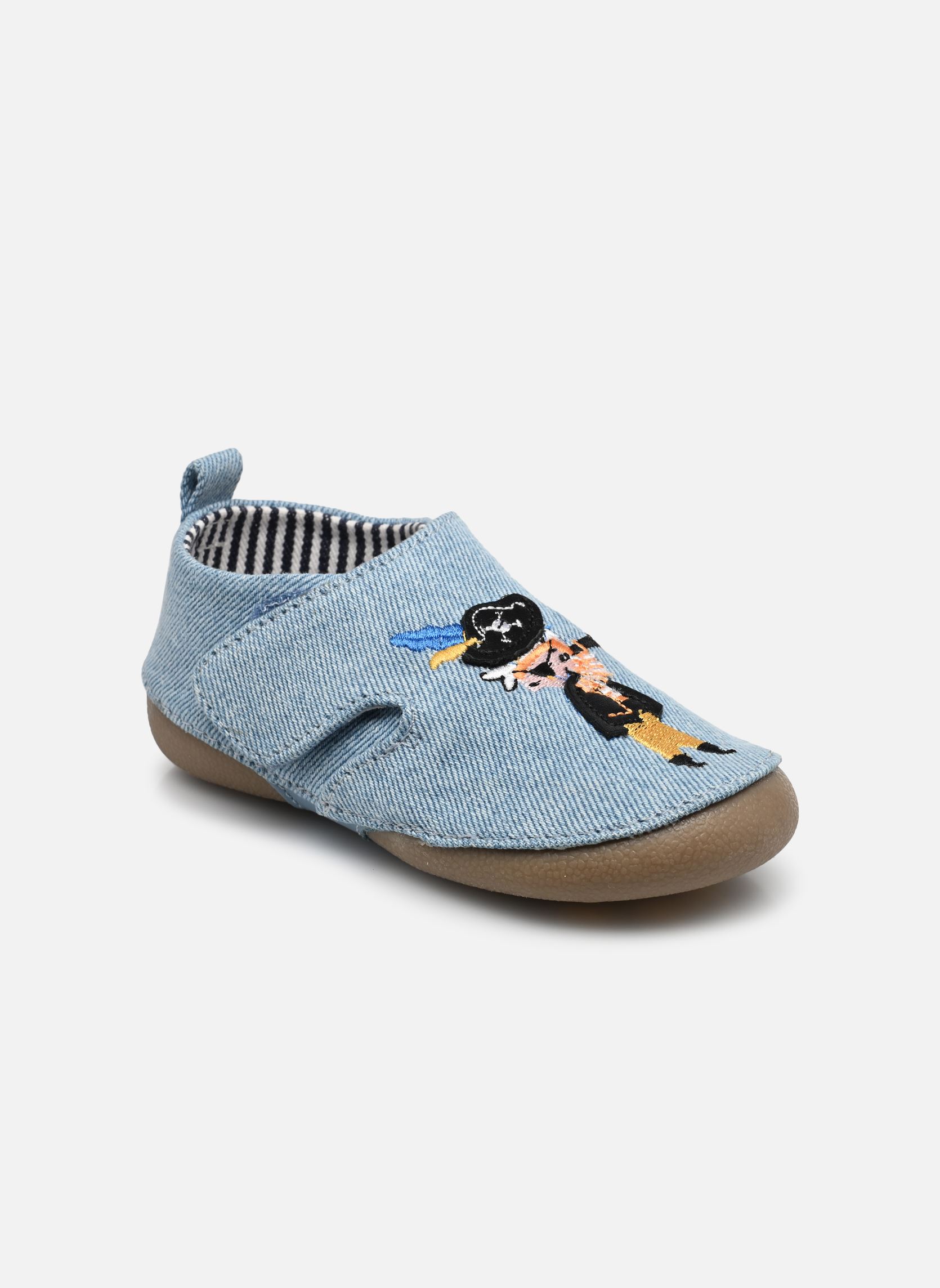 Pantoffels BG - Chausson VB denim blauw Vertbaudet Pantoffels BG - Chausson VB denim blauw BLEU