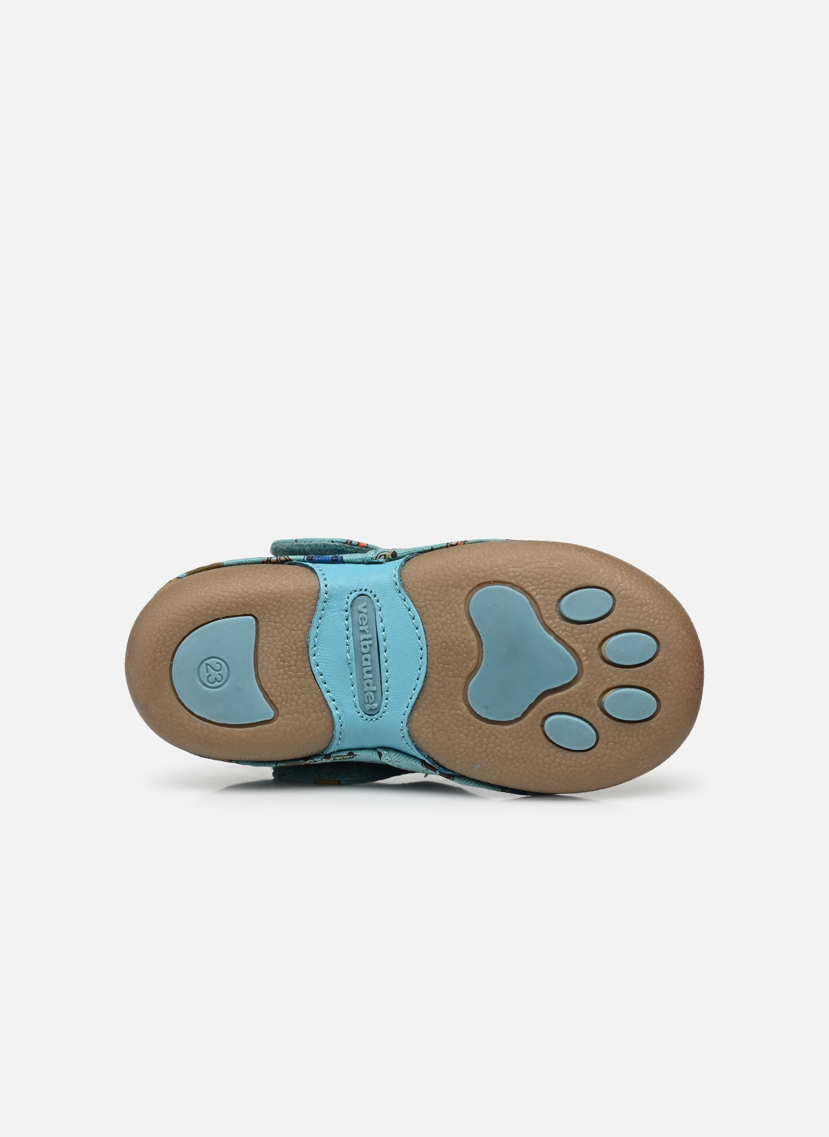 Chaussons BG - Chausson VB toile imprimé bleu Vertbaudet Chaussons BG - Chausson VB toile imprimé bleu BLEU