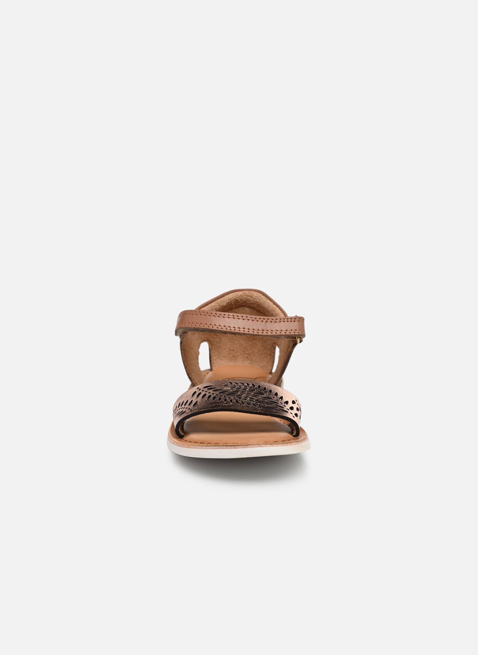 Sandalen JF - Sandale lazercut C mädchen braun Vertbaudet Sandalen JF - Sandale lazercut C mädchen braun MARRON & BOIS