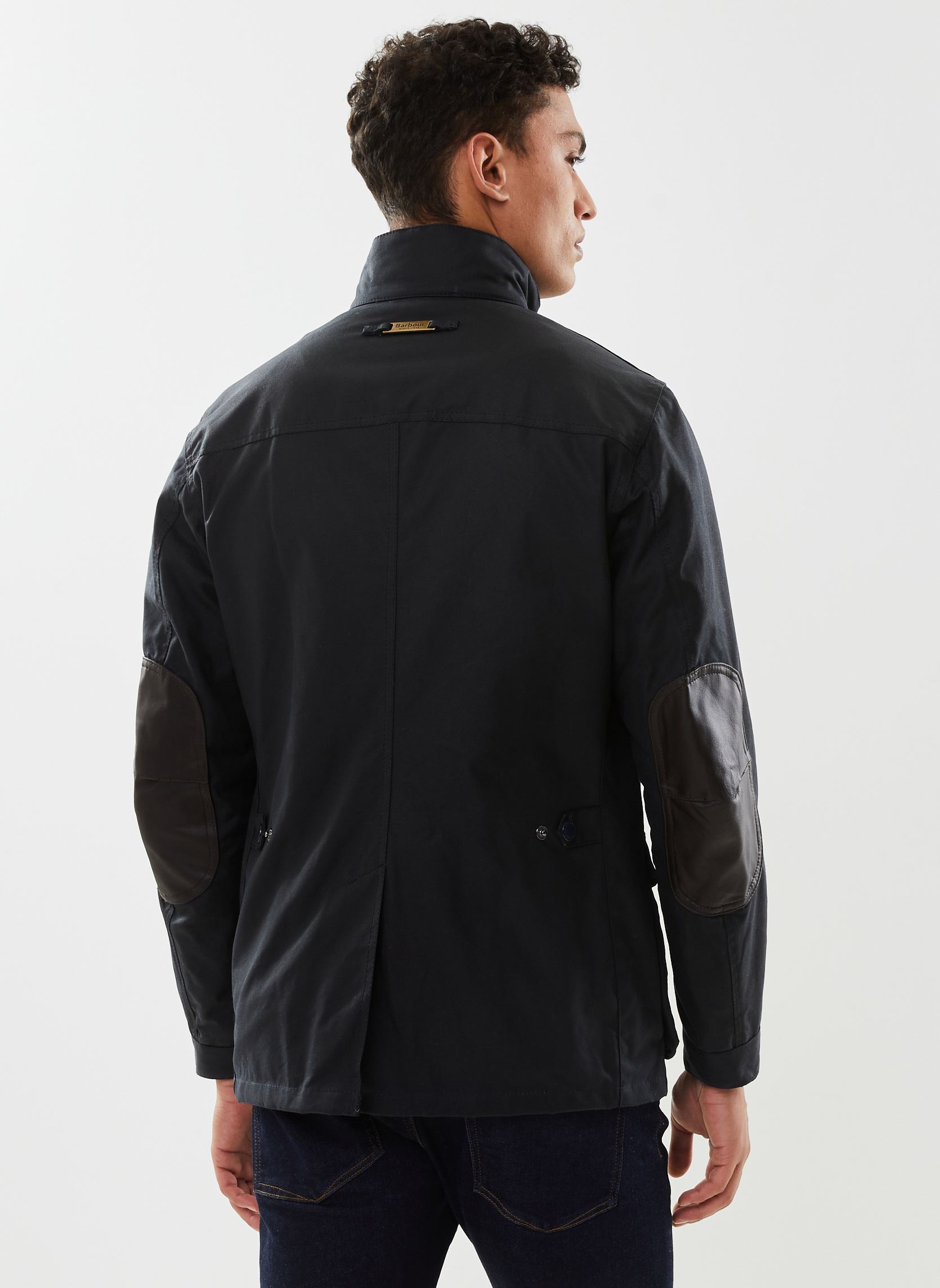 Parkas Ogston Wax Jacket homme bleu Barbour Parkas Ogston Wax Jacket homme bleu NAVY
