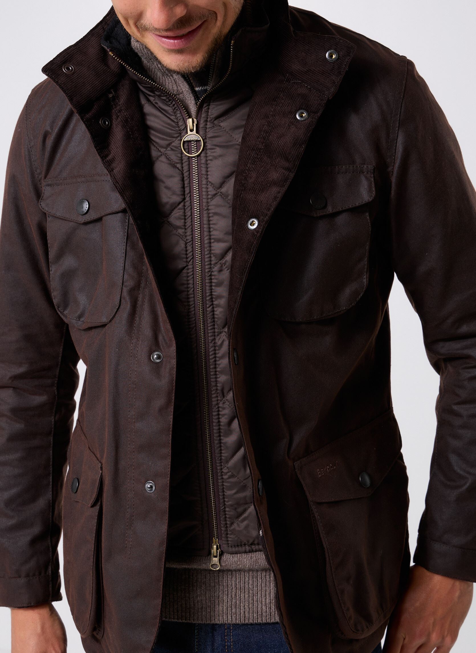 Parkas Ogston Wax Jacket hombre marrón Barbour Parkas Ogston Wax Jacket hombre marrón RUSTIC/CLASSIC
