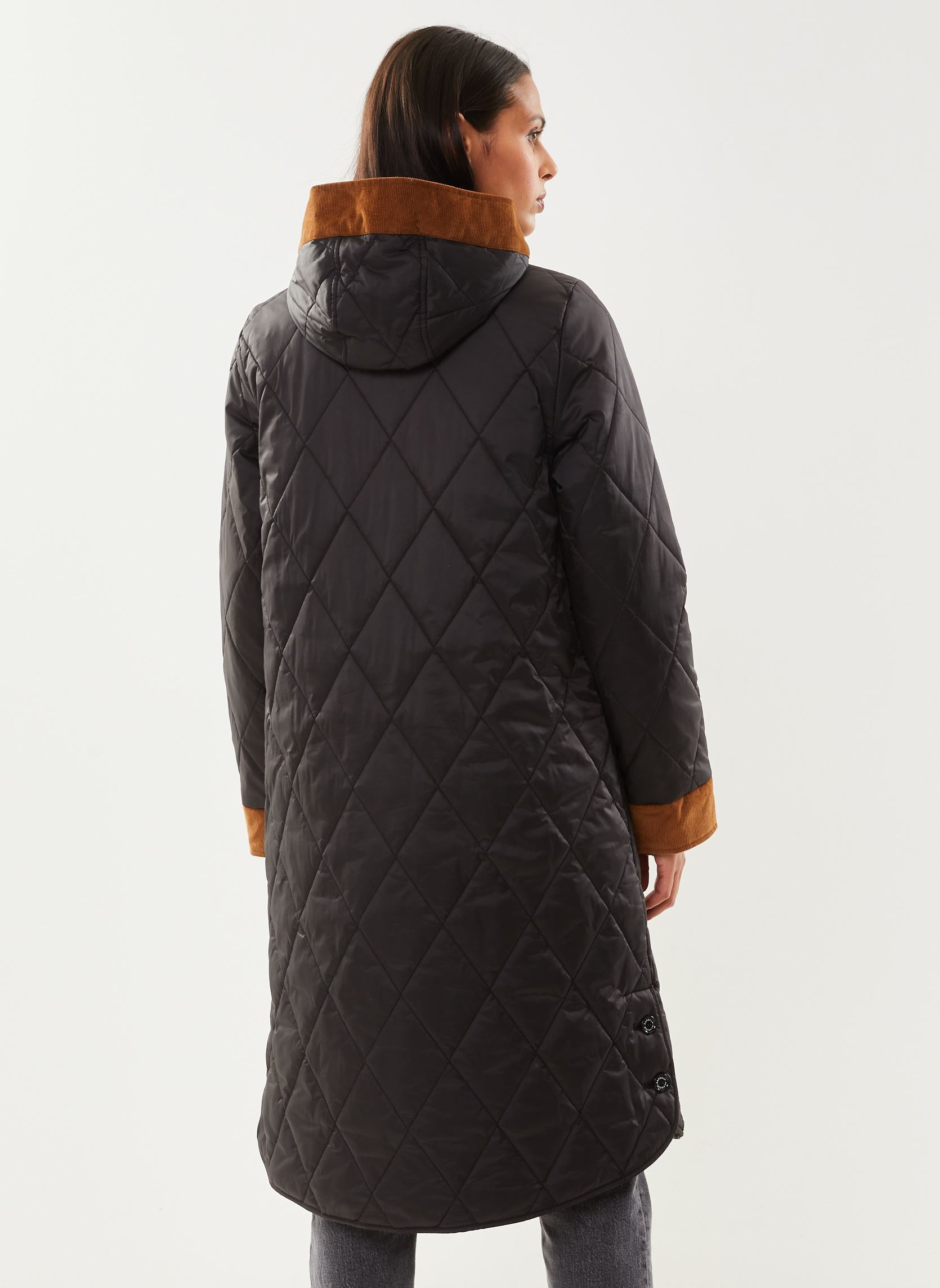 Doudounes Mickley Quilt femme noir Barbour Doudounes Mickley Quilt femme noir BLACK/ANCIENT