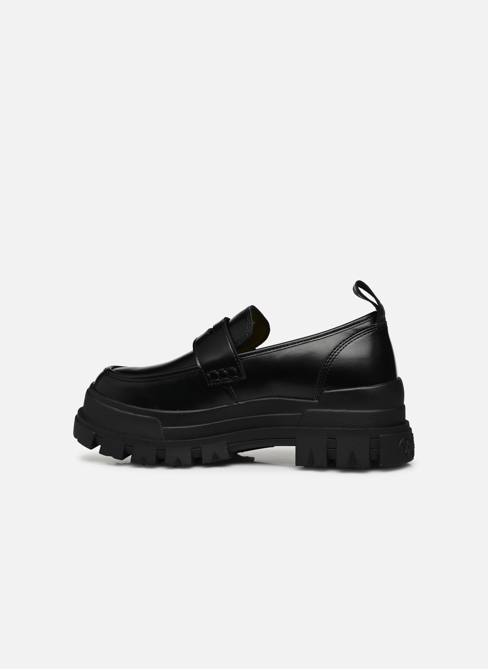 Derbys ASPHA LOAFER - SHOE FLAT - VEGAN NAPPA damen schwarz Buffalo Derbys ASPHA LOAFER - SHOE FLAT - VEGAN NAPPA damen schwarz Black