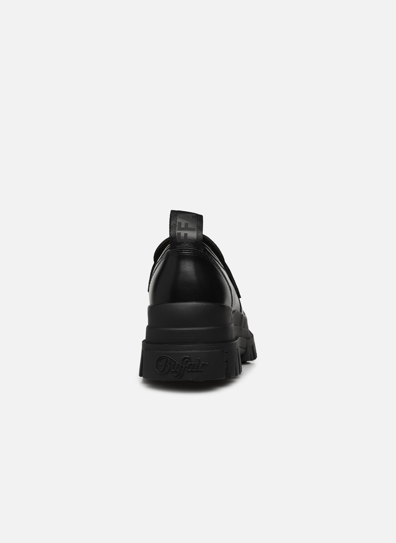 Derbys ASPHA LOAFER - SHOE FLAT - VEGAN NAPPA damen schwarz Buffalo Derbys ASPHA LOAFER - SHOE FLAT - VEGAN NAPPA damen schwarz Black