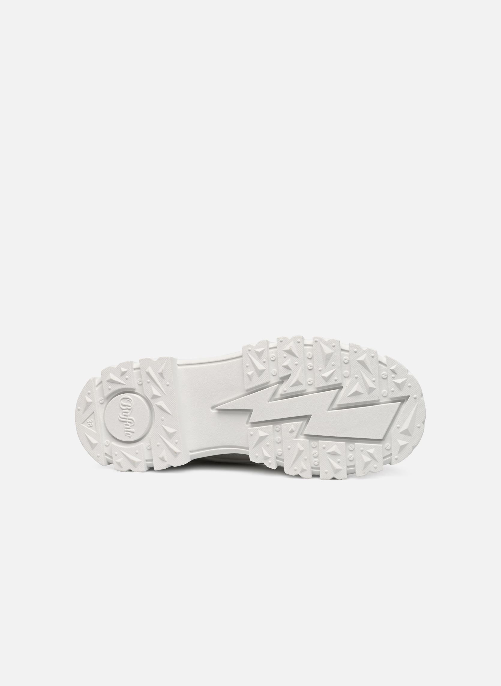Baskets basses ASPHA HYB - SHOE FLAT - VEGAN NAPPA/MESH femme blanc Buffalo Baskets basses ASPHA HYB - SHOE FLAT - VEGAN NAPPA/MESH femme blanc White