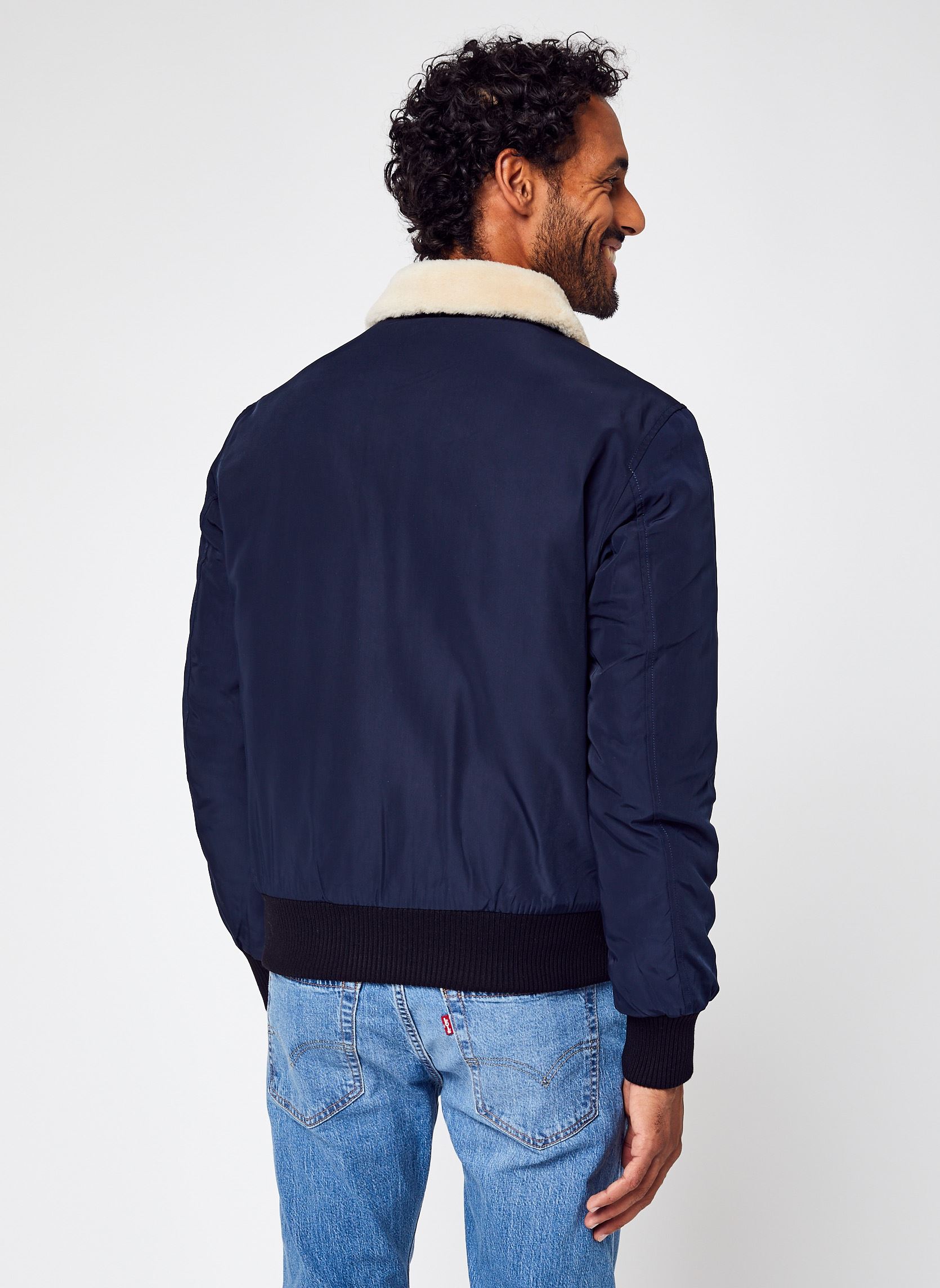 Bomberjacks Versmold Men heren blauw Bombers Original Bomberjacks Versmold Men heren blauw NAVY