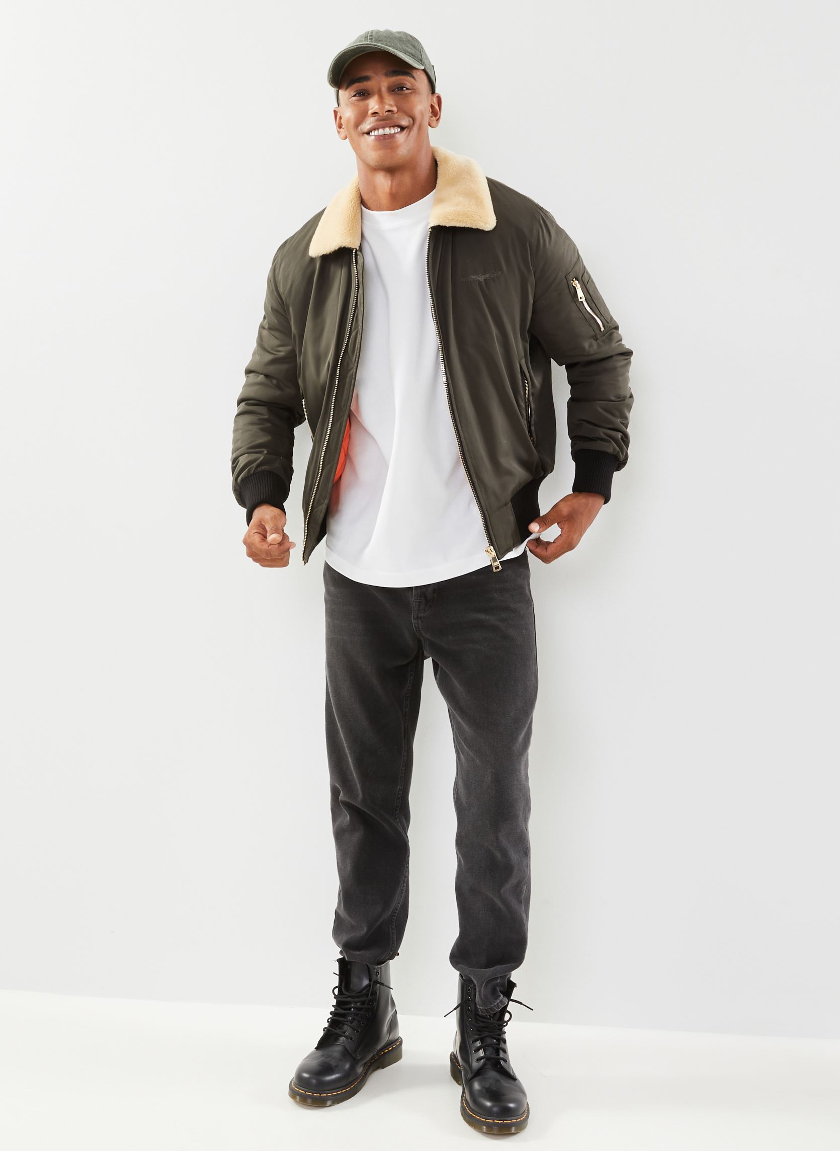 Blousons Versmold Men homme vert Bombers Original Blousons Versmold Men homme vert DARK KAKI
