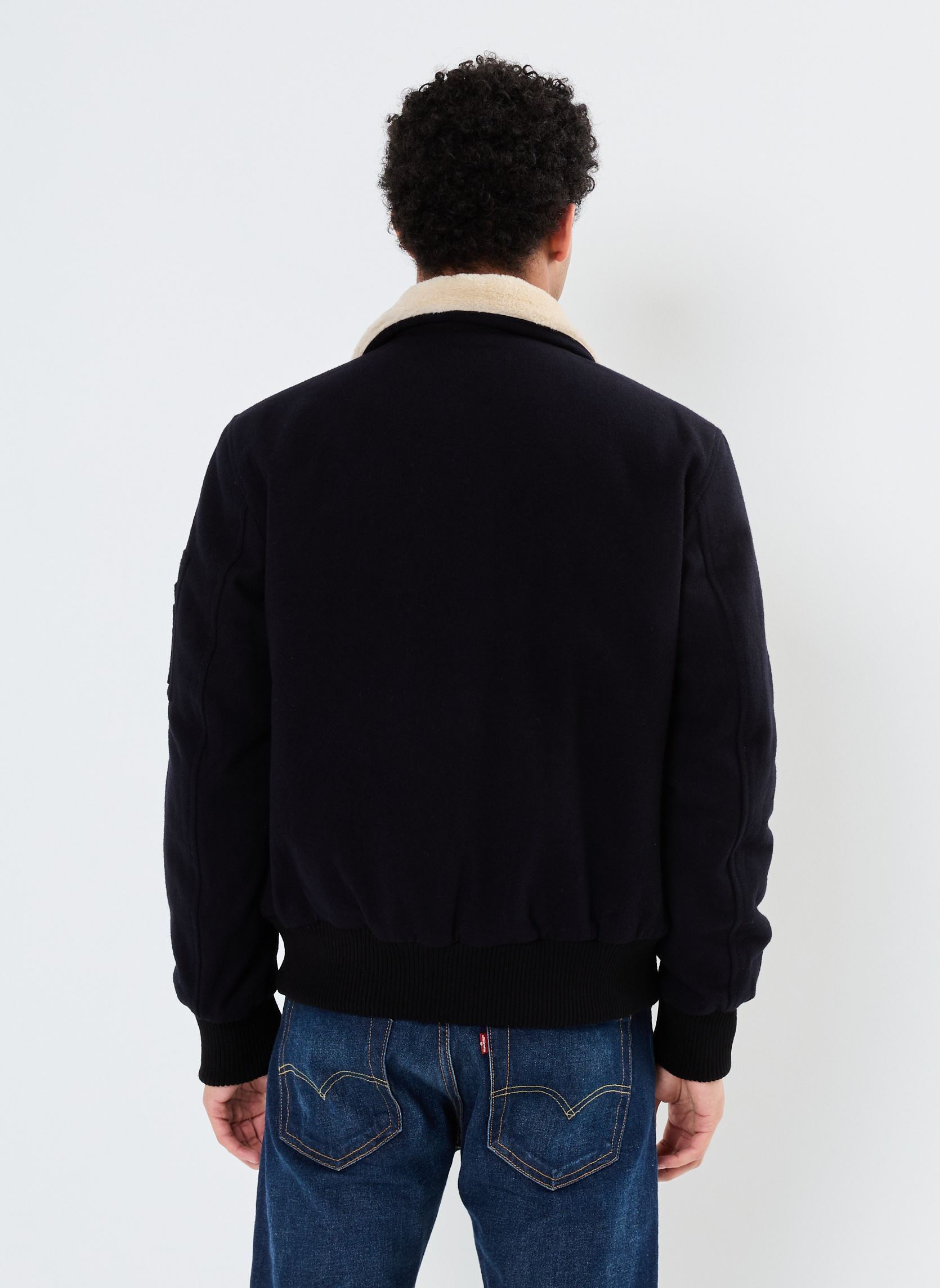 Blousons Aviator Men homme bleu Bombers Original Blousons Aviator Men homme bleu NAVY
