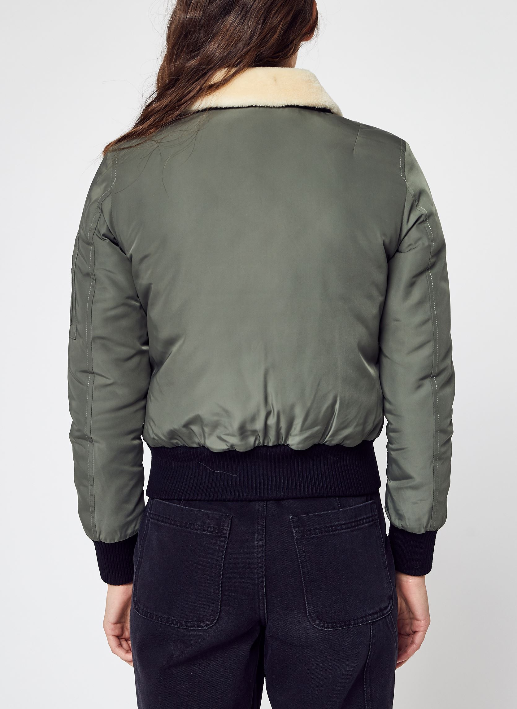 Blousons Barcelone Women femme vert Bombers Original Blousons Barcelone Women femme vert KAKI
