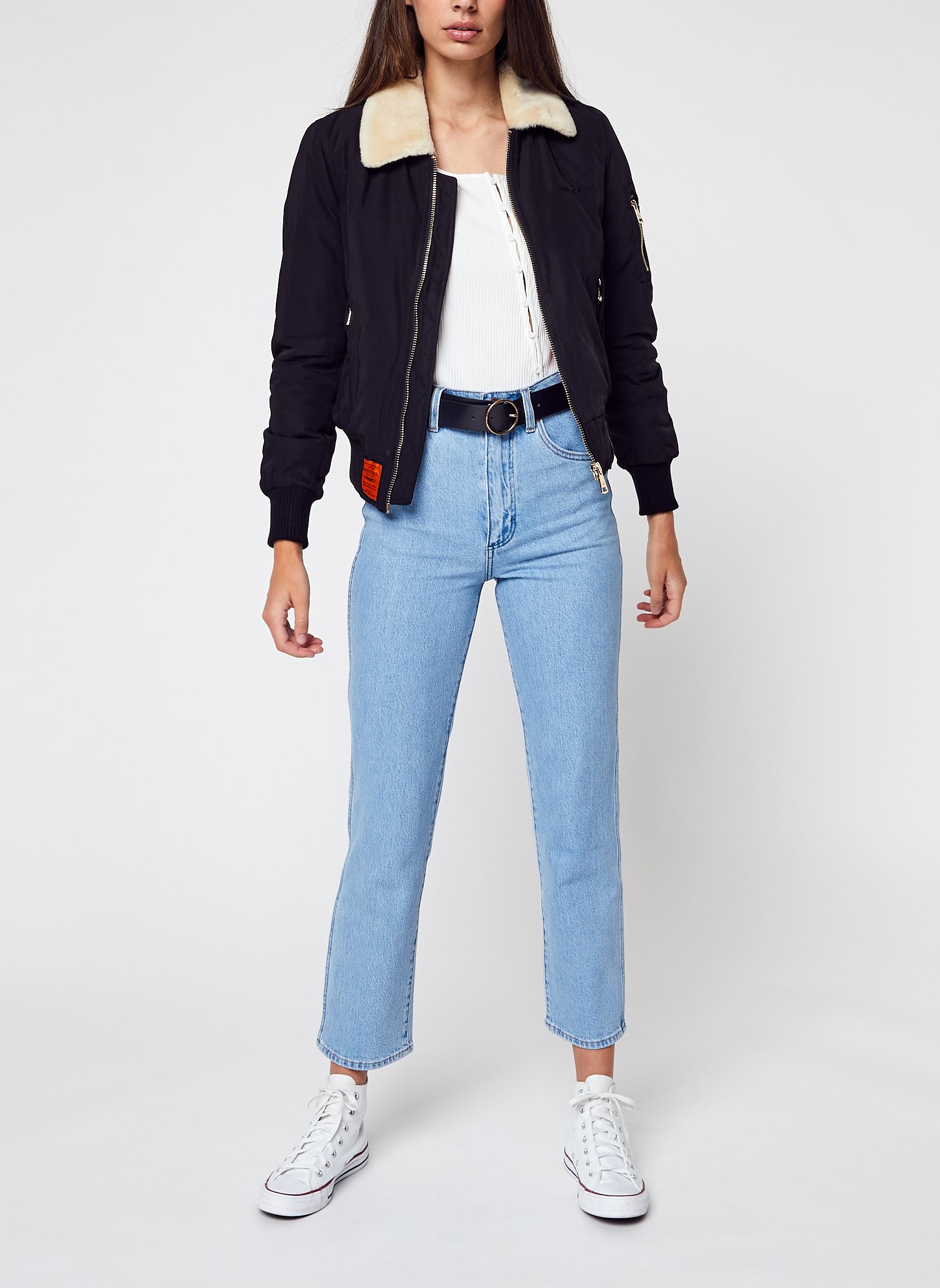 Bomberjacks Barcelone Women dames zwart Bombers Original Bomberjacks Barcelone Women dames zwart BLACK