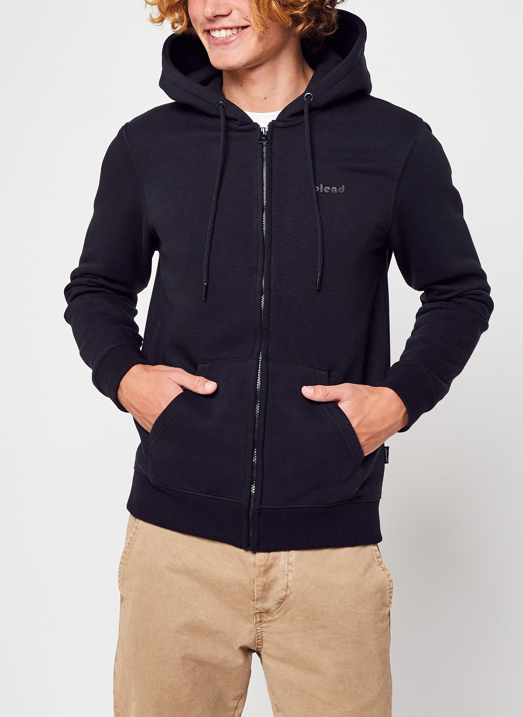 Sweatshirts mit Reißverschluss BHdownton Zipthrough herren schwarz Blend Sweatshirts mit Reißverschluss BHdownton Zipthrough herren schwarz BLACK