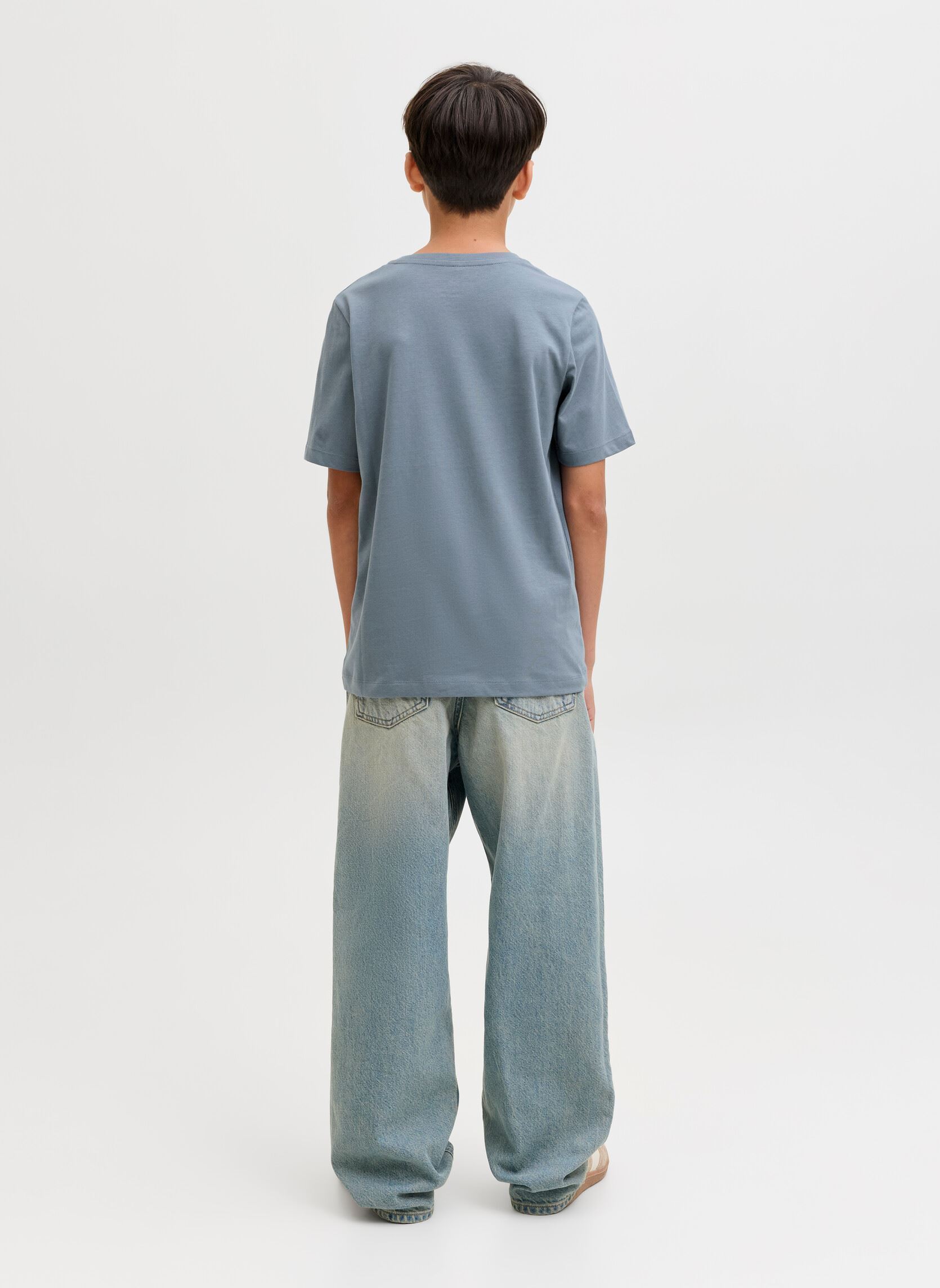 Tee-shirts Jjecorp Logo Tee Ss Crew Neck Noos Jr garçon bleu Jack & Jones Tee-shirts Jjecorp Logo Tee Ss Crew Neck Noos Jr garçon bleu BLUE MIRAGE